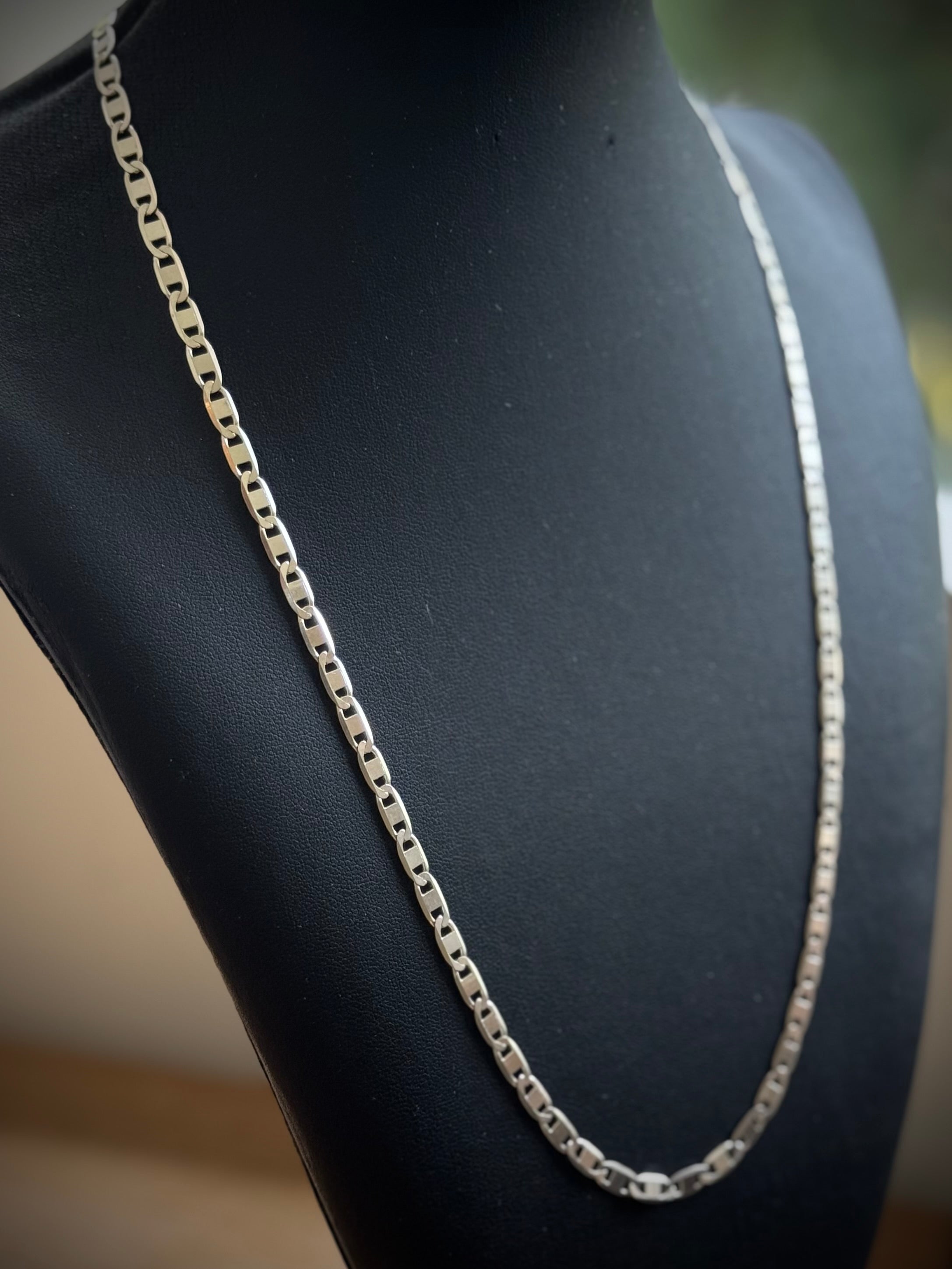 CADENA PLANA 13.3gr / 60cm / Plata