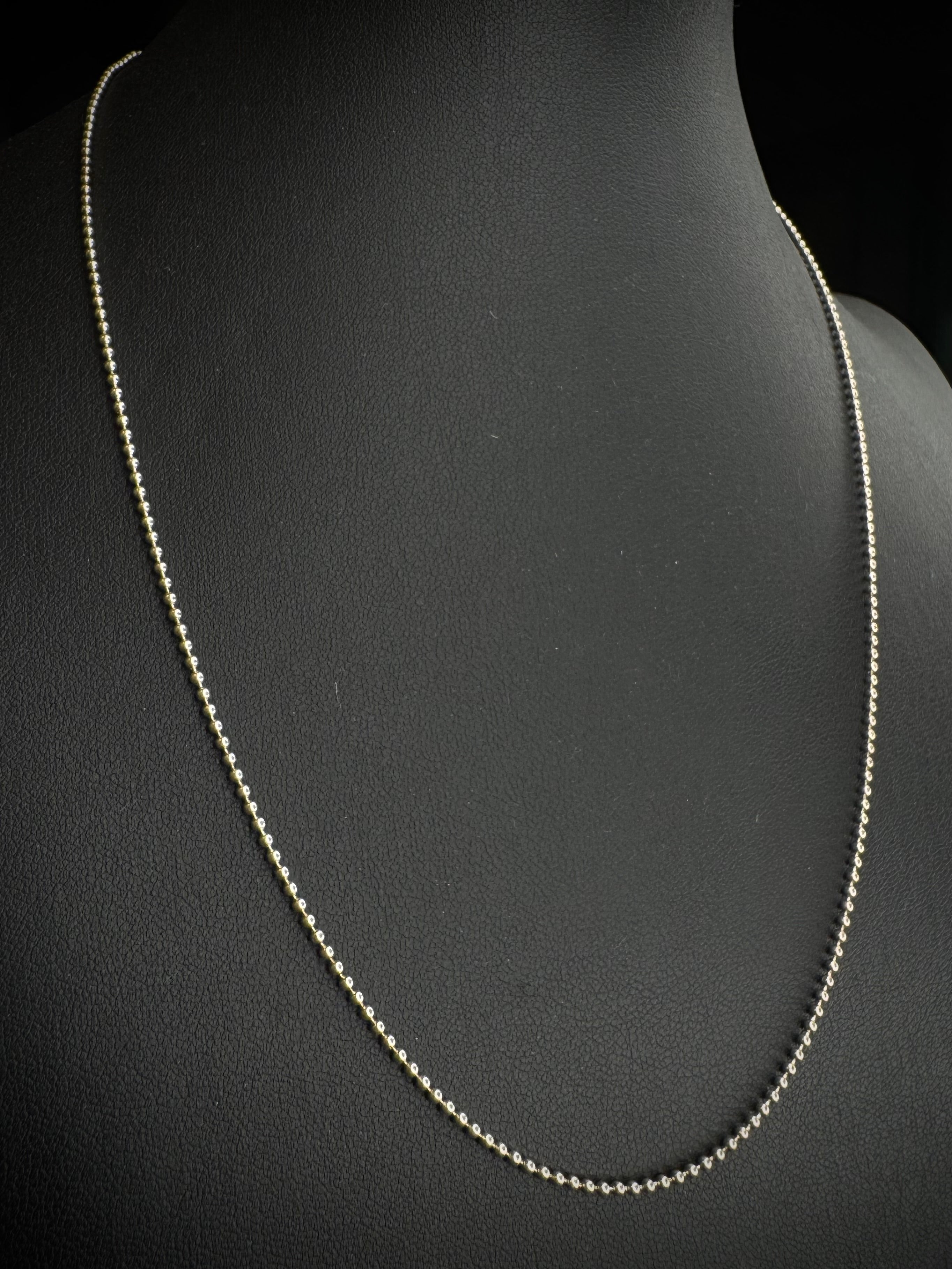 CADENA MINI MILITAR 3.51gr / 50cm / PLATA