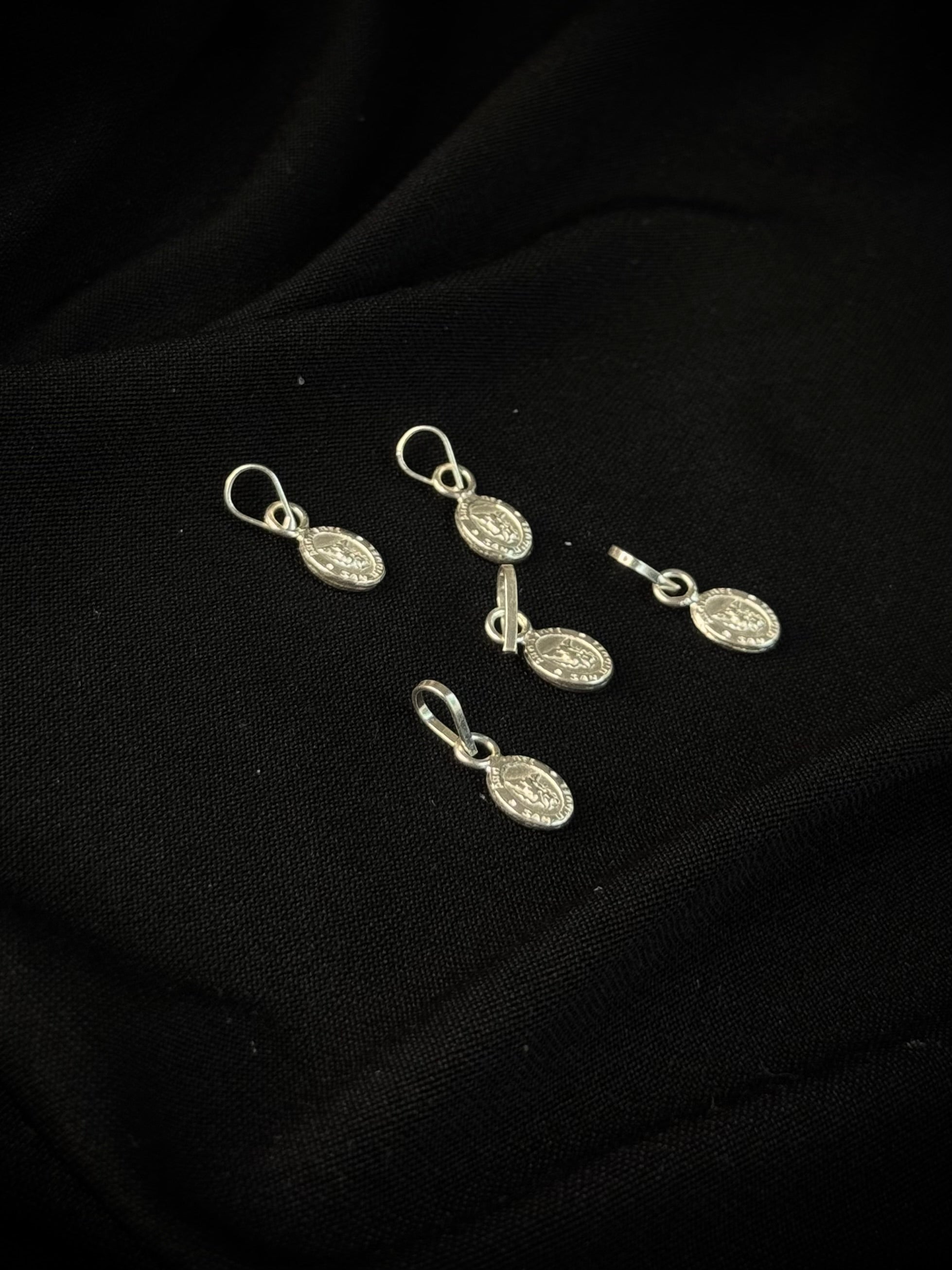 DIJE MEDALLA SAN MIGUEL 0.5gr / 0.9cm / PLATA