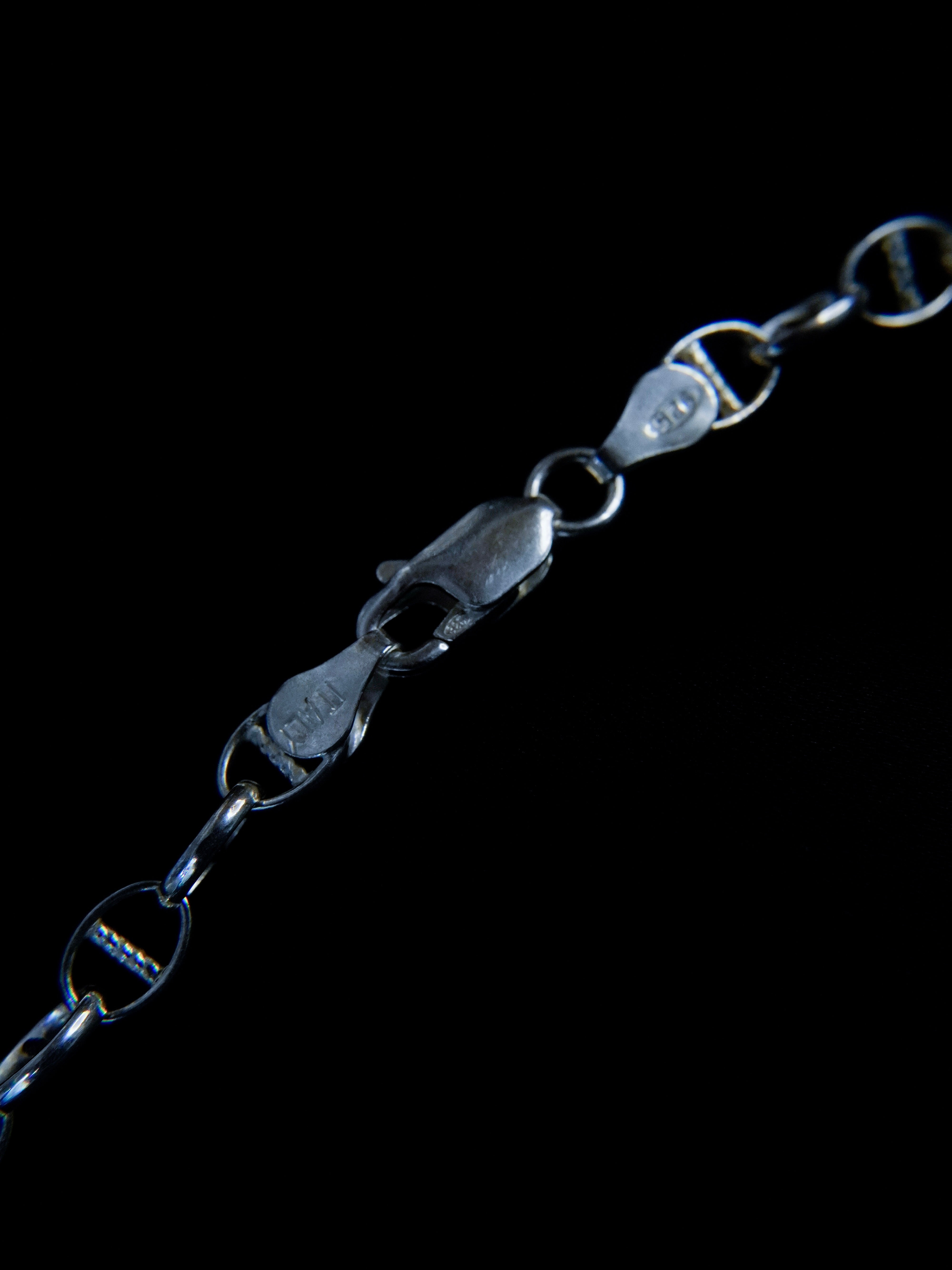 CADENA ESCALERA DIAMANTADA 13.8gr / 50cm / Plata