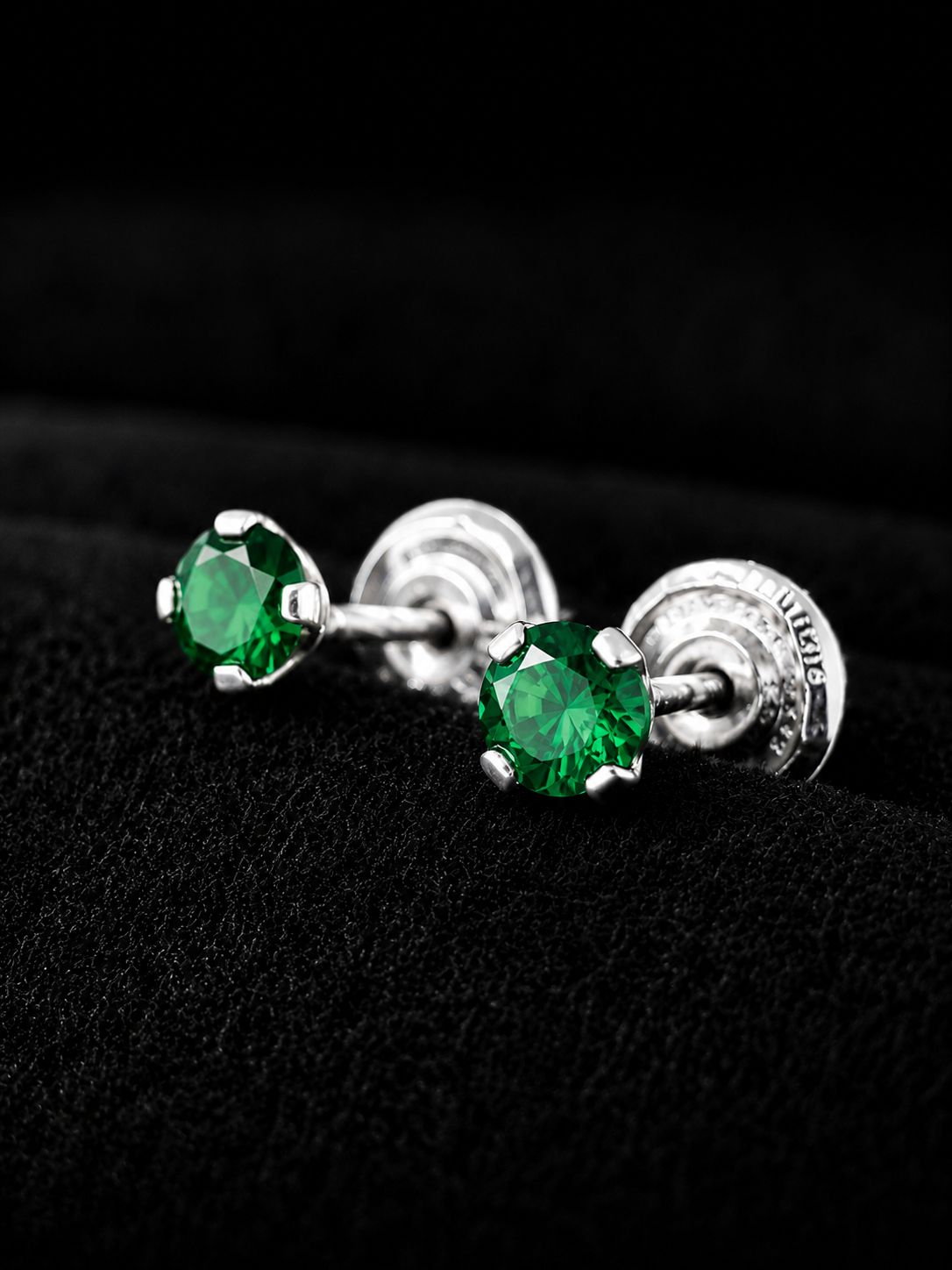 TOPOS VERDES 0.35gr / PLATA (Joya)