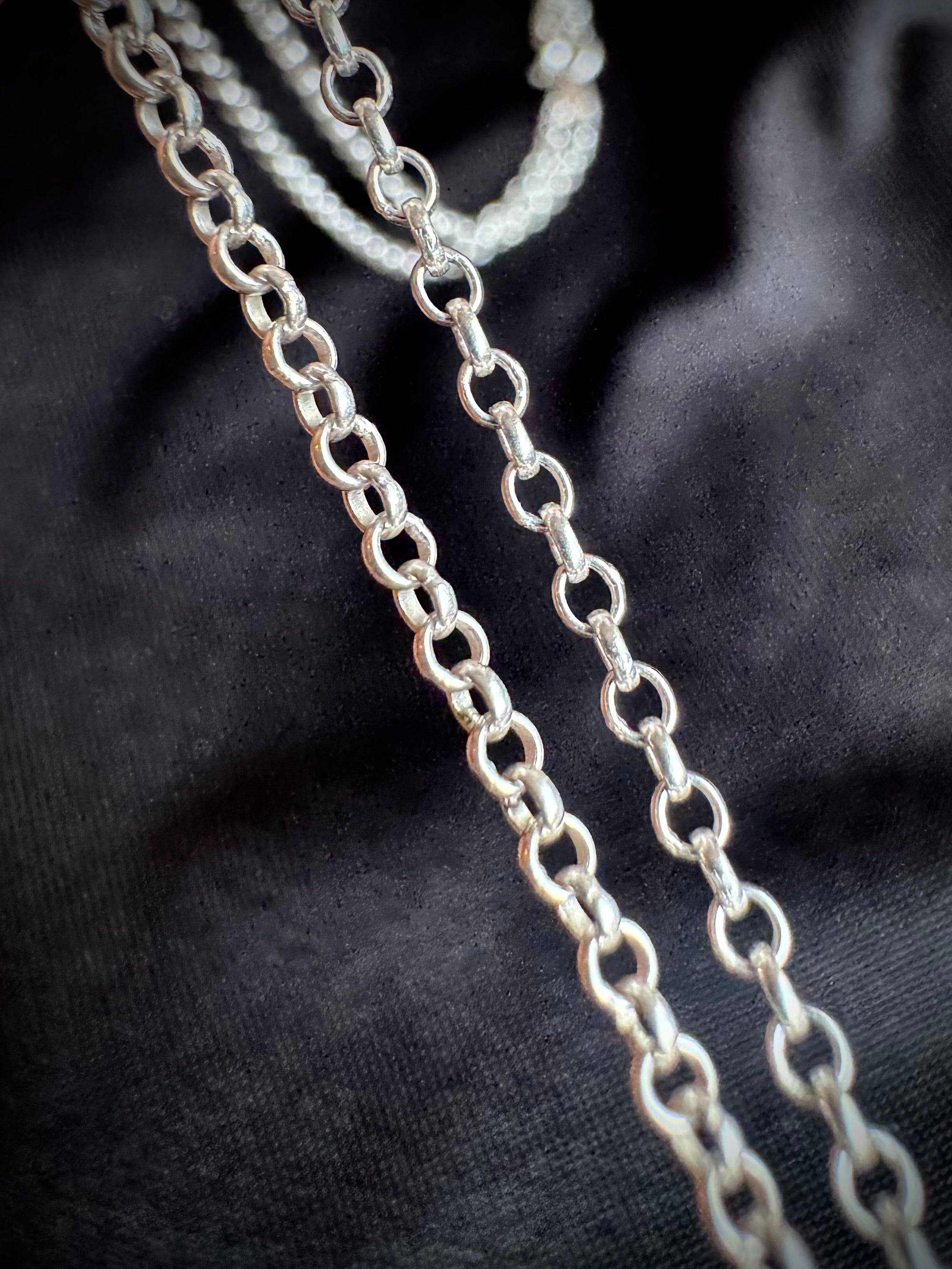 CADENA MINI ROLON 3gr / 45cm / PLATA