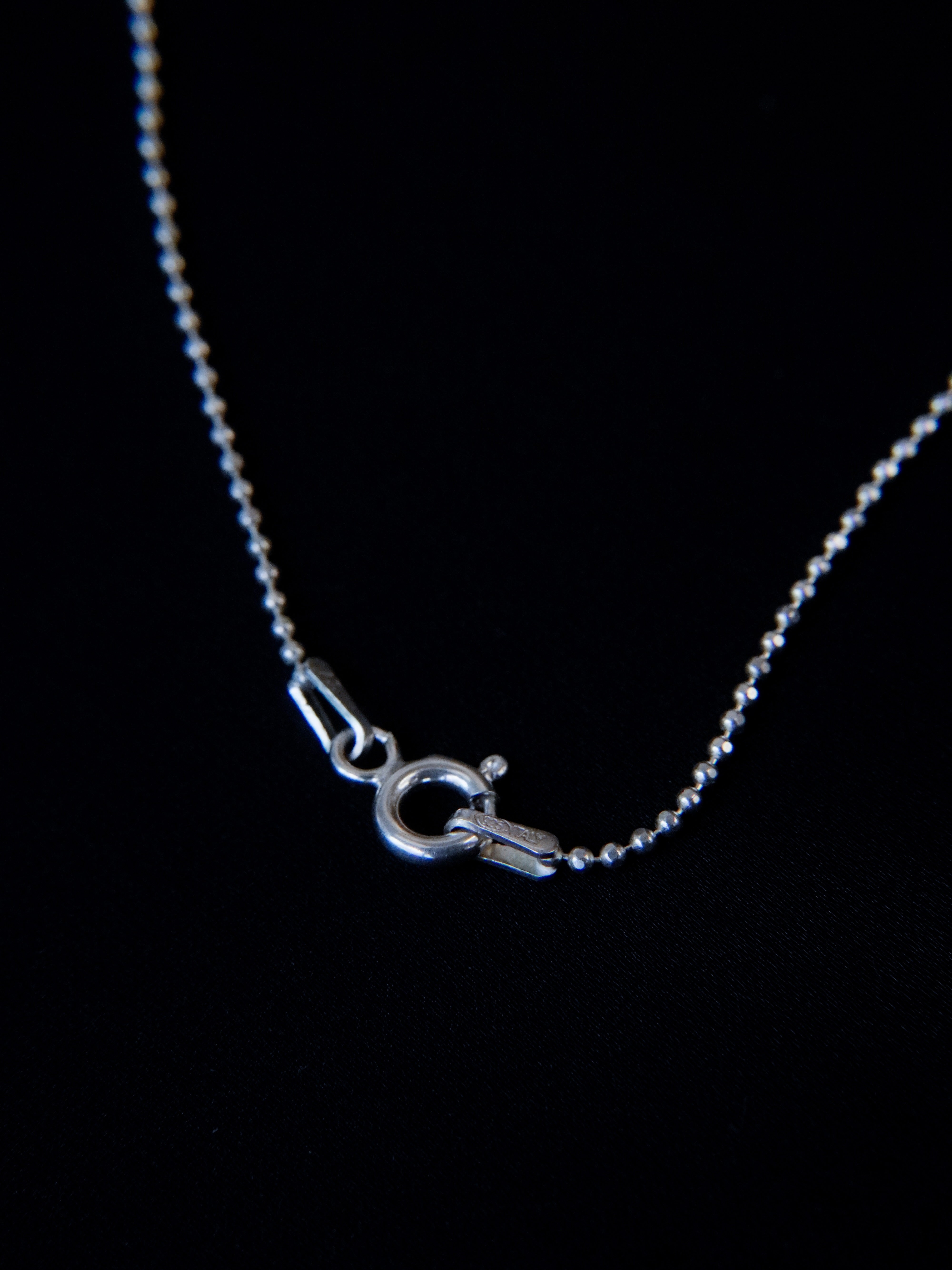 CADENA MINI MILITAR 2.6gr / 60cm / Plata