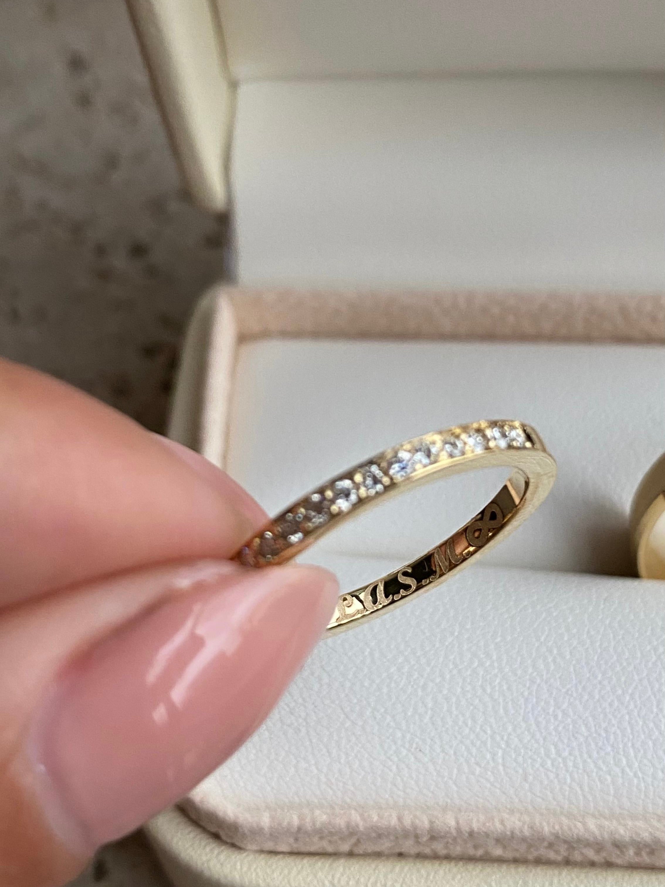 ARGOLLA PAR AURA 0.30 CTS DIAMATES 5gr / ORO AMARILLO Nac (Joya)