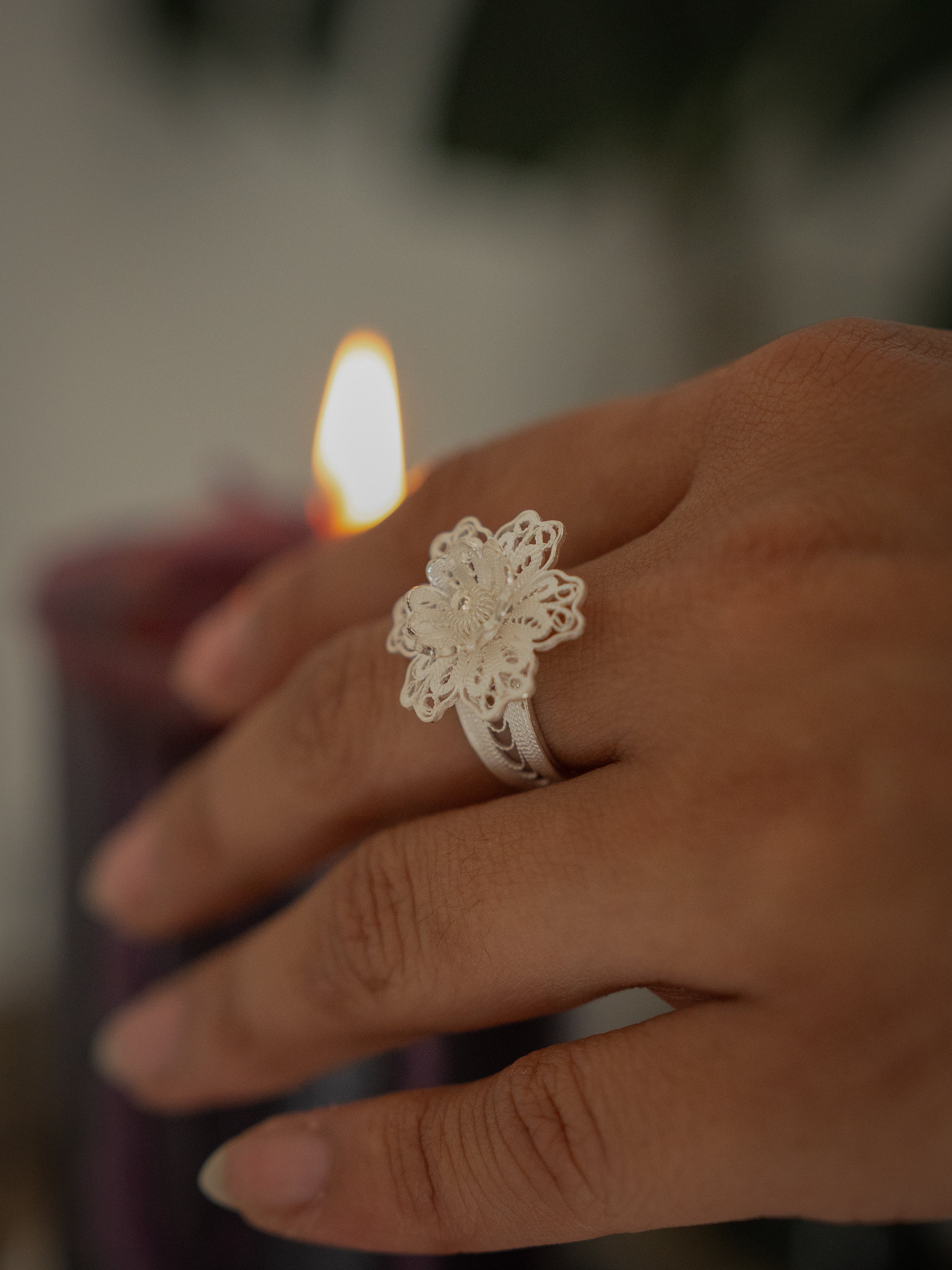 ANILLO FLOR FILIGRANA