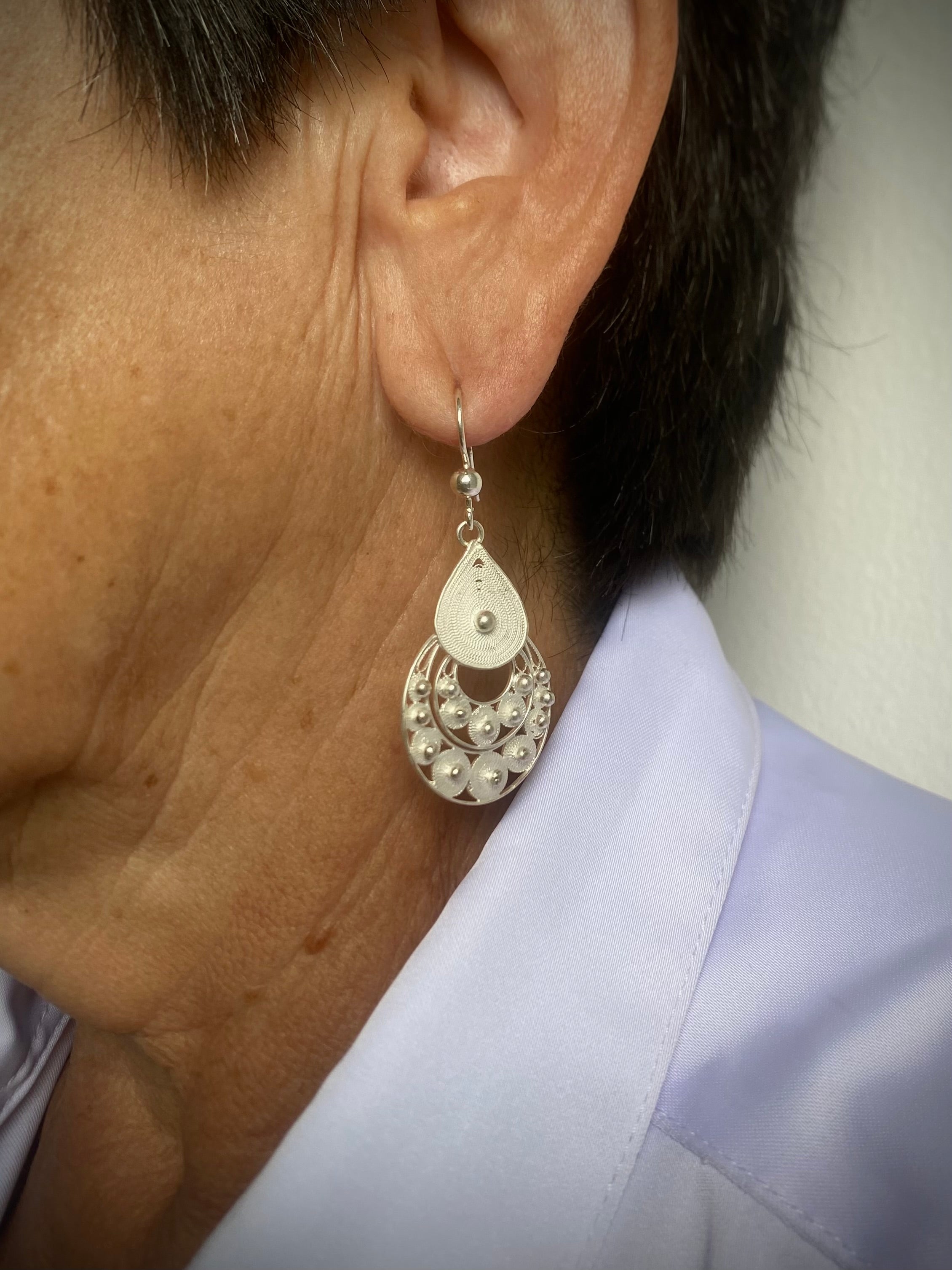 ARETES FILIGRANA 5,5CM