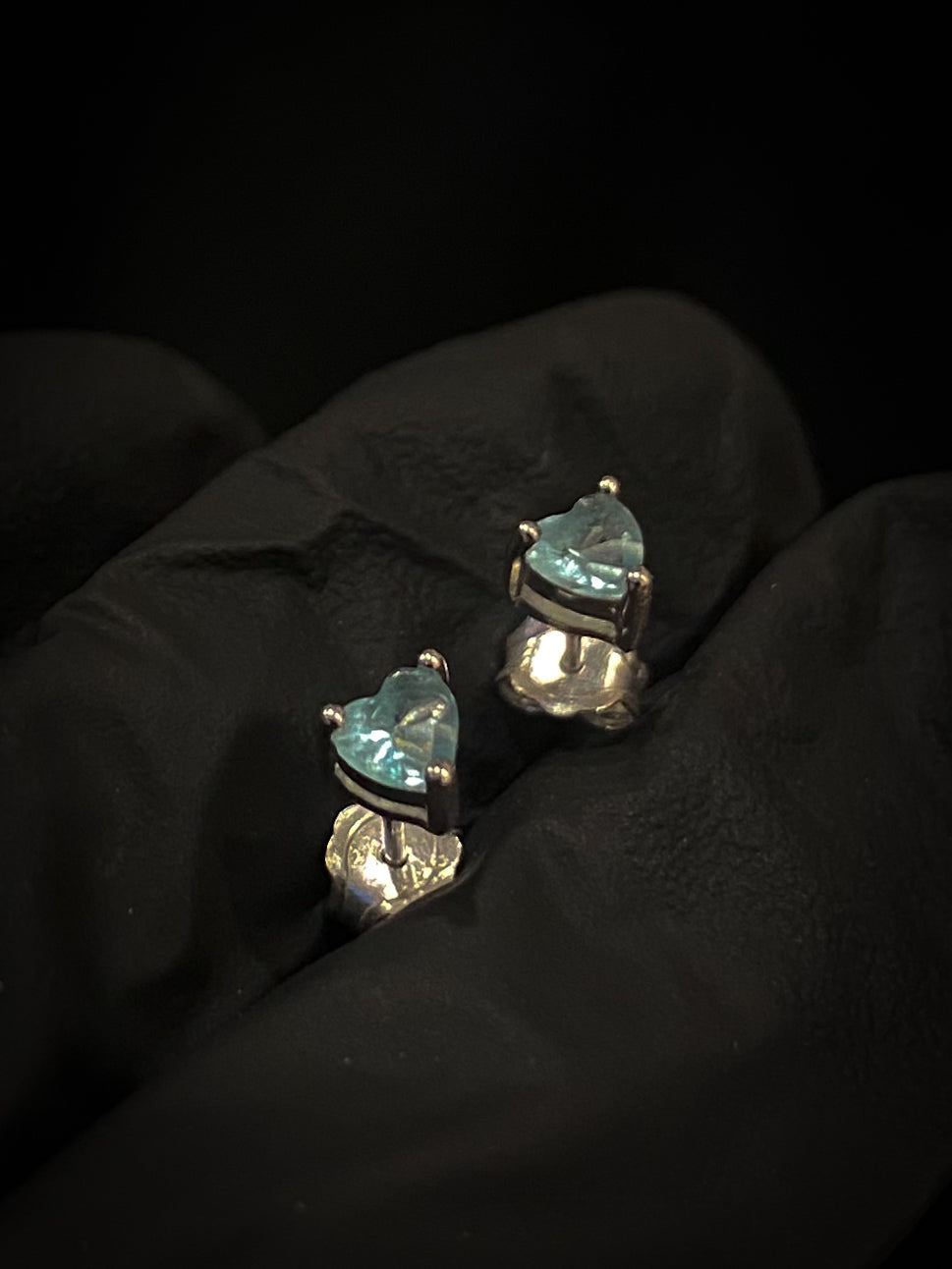 TOPOS CORAZON AZUL CELESTE