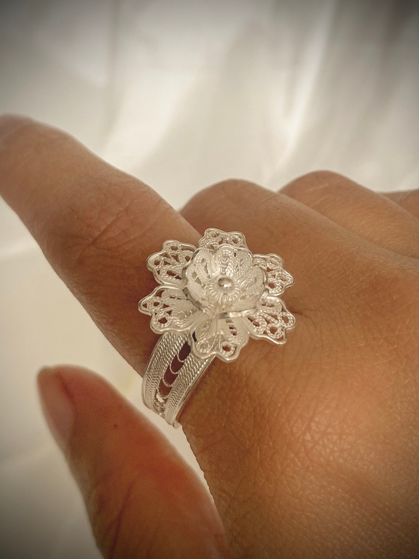 ANILLO FLOR FILIGRANA