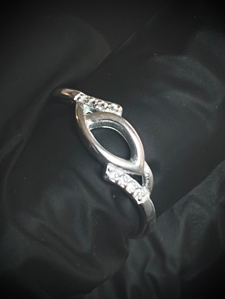 ANILLO SWAROVSKI BLANCO T7