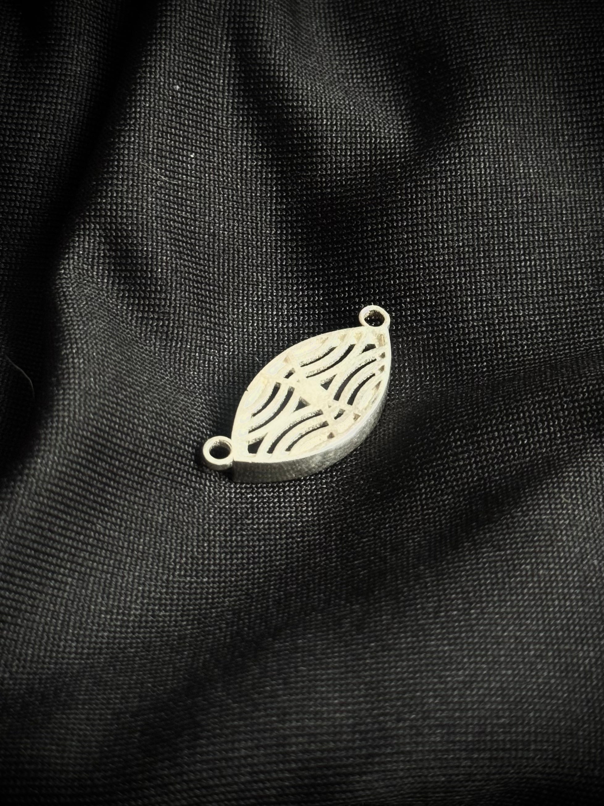 HERRAJE MALAQUITA SLEEVE 3.36gr / 1.1cm / PLATA