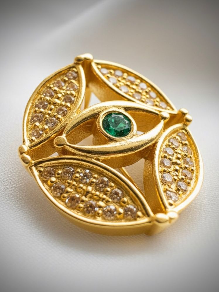 DIJE MIRADA DIVINA 0,40 CTS MOISSANITAS / ORO AMARILLO 3GR