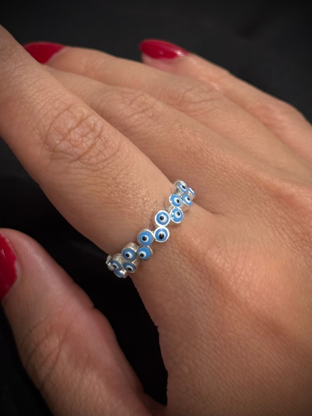 ANILLO OJO TURCO DOBLE
