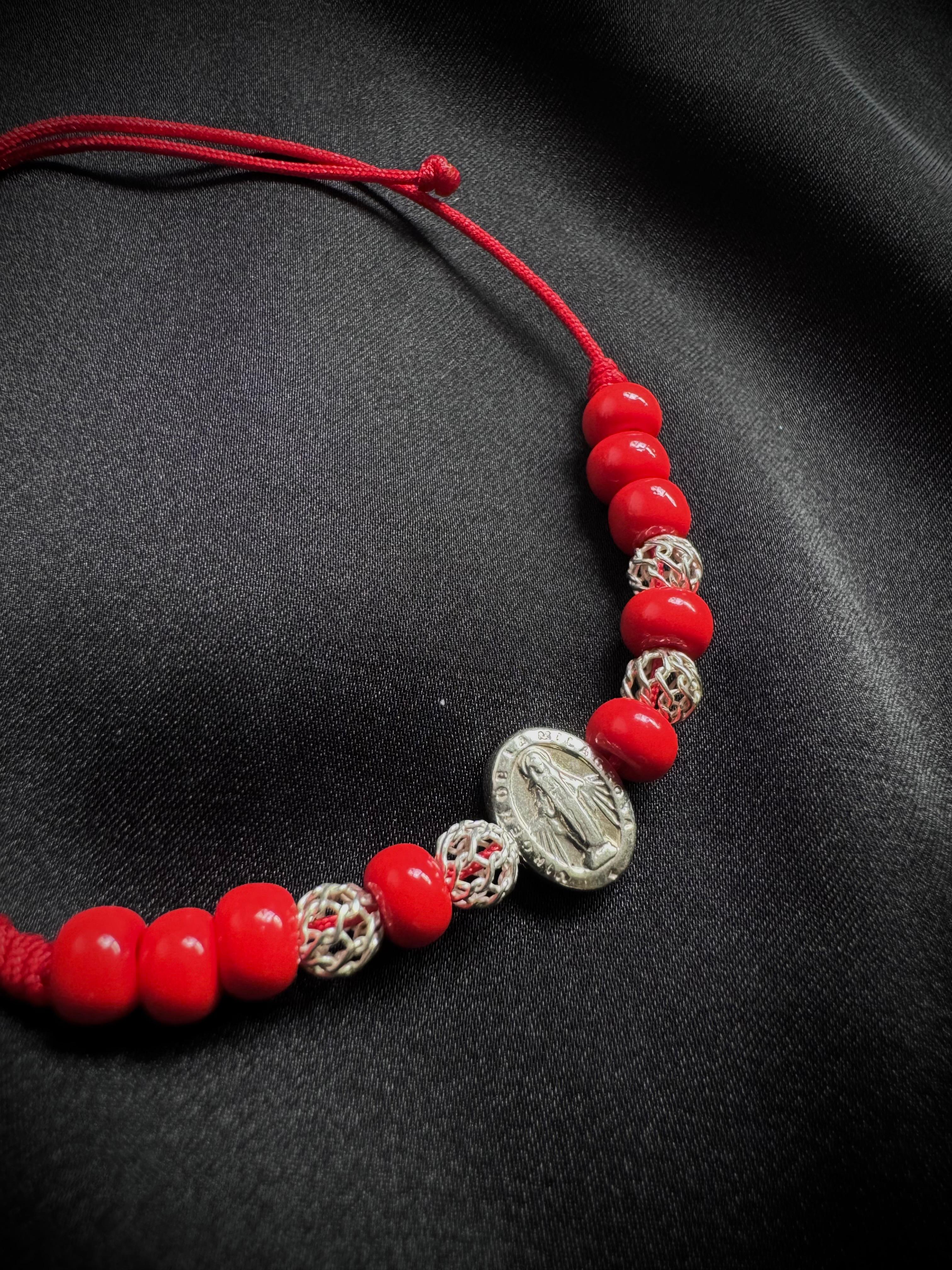 PULSERA MILAGROSA BOLA ENMALLADA