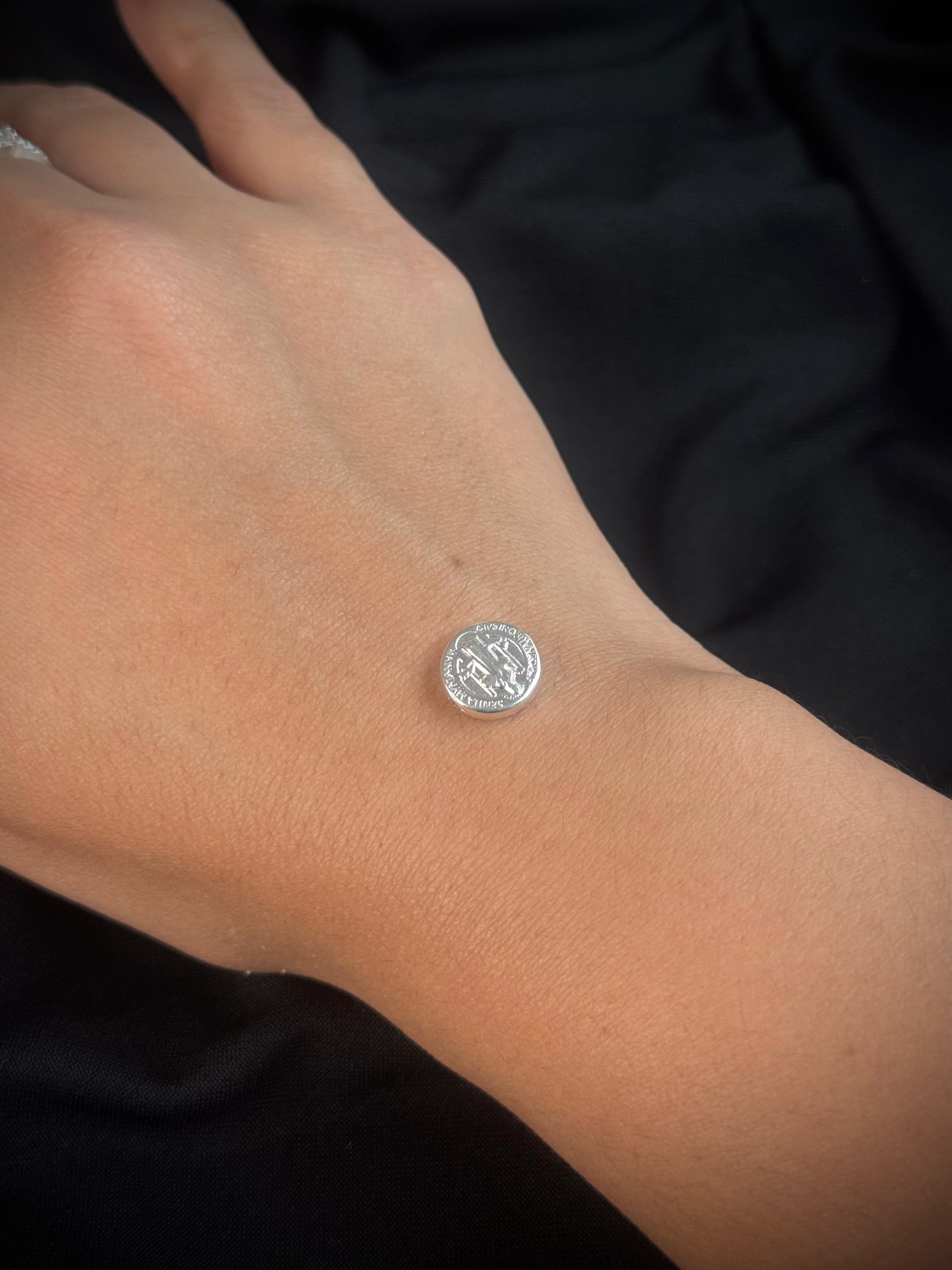 HERRAJE TAMBOR SAN BENITO 0.85gr / 1.02cm / PLATA