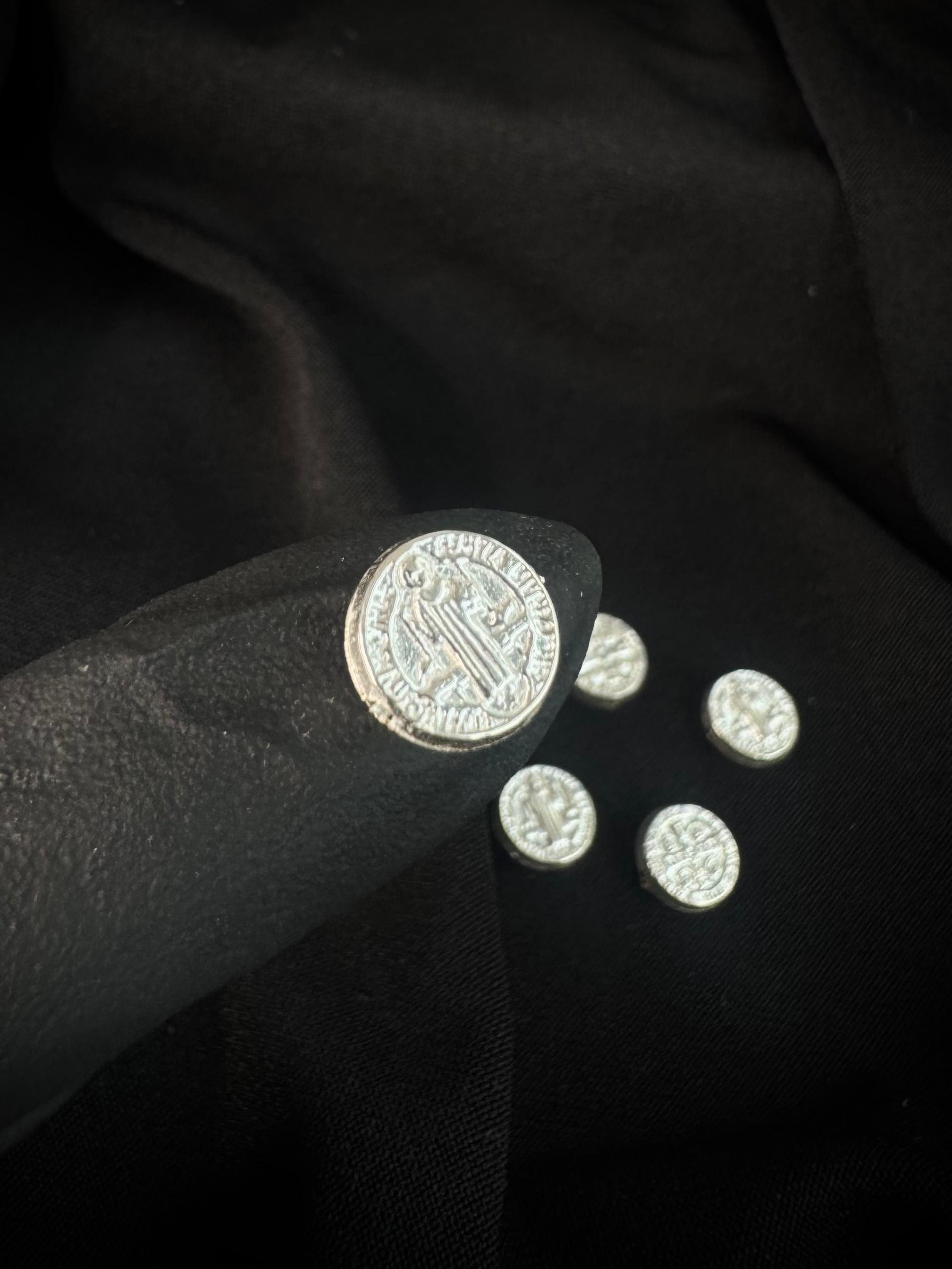 HERRAJE TAMBOR SAN BENITO 0.42gr / 0.9cm / PLATA