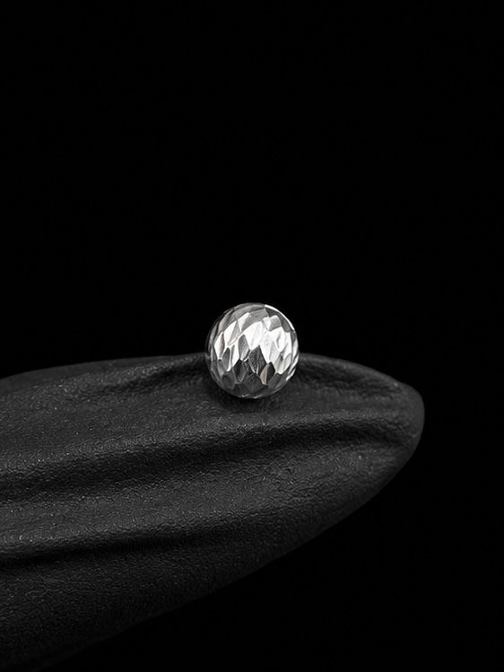BOLAS DIAMANTADA 6MM 0.26gr / 0.6cm / PLATA