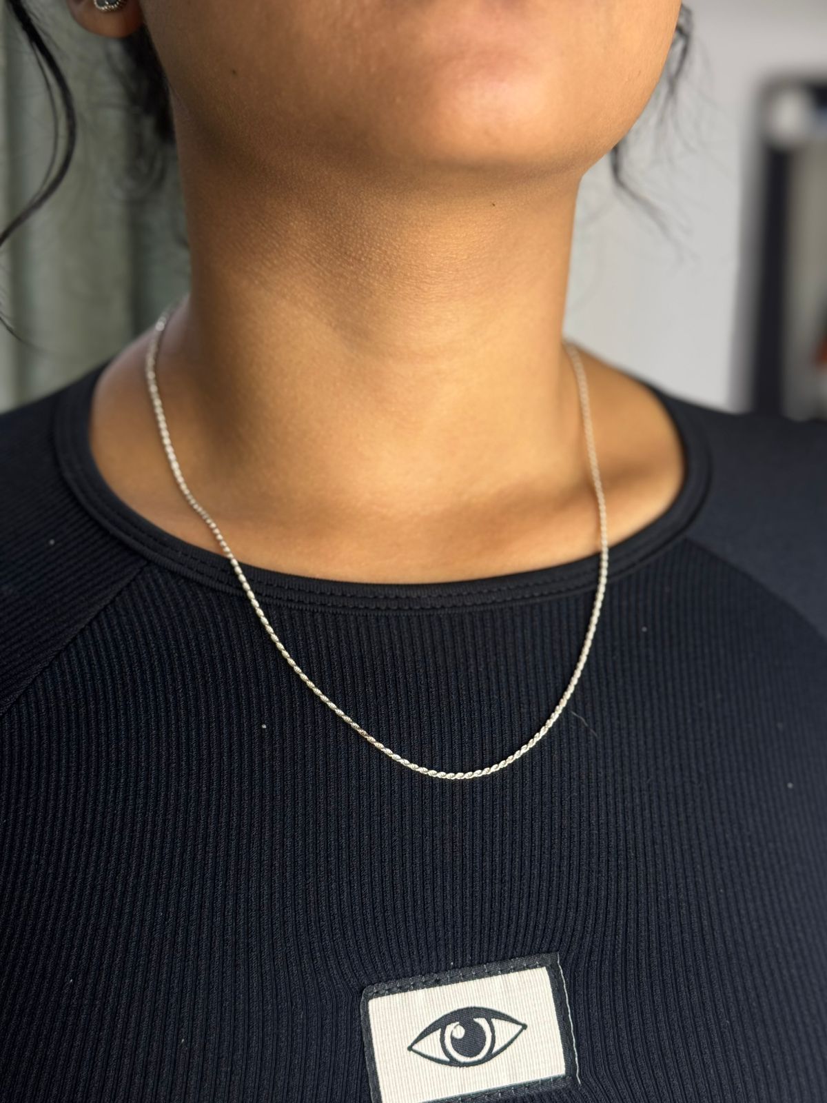 CADENA MINI LAZO 3.51gr / 50cm / PLATA
