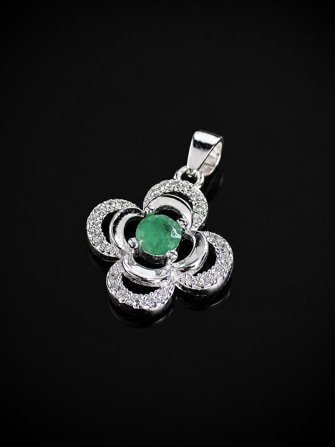 SET FIORI ESMERALDA 3.01gr / PLATA (Joya)