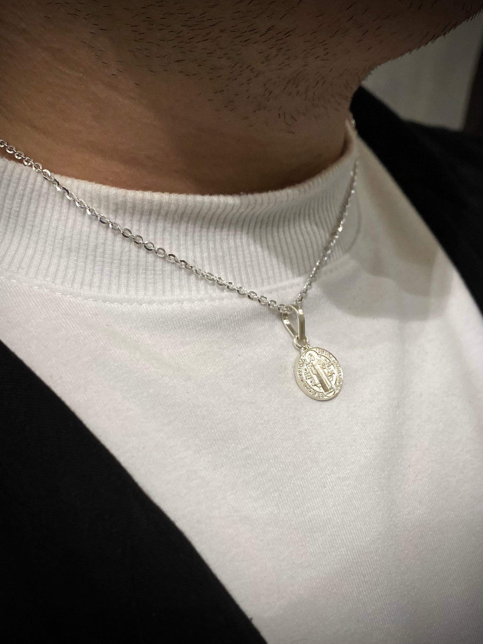 DIJE MEDALLA SAN BENITO 2,7CM