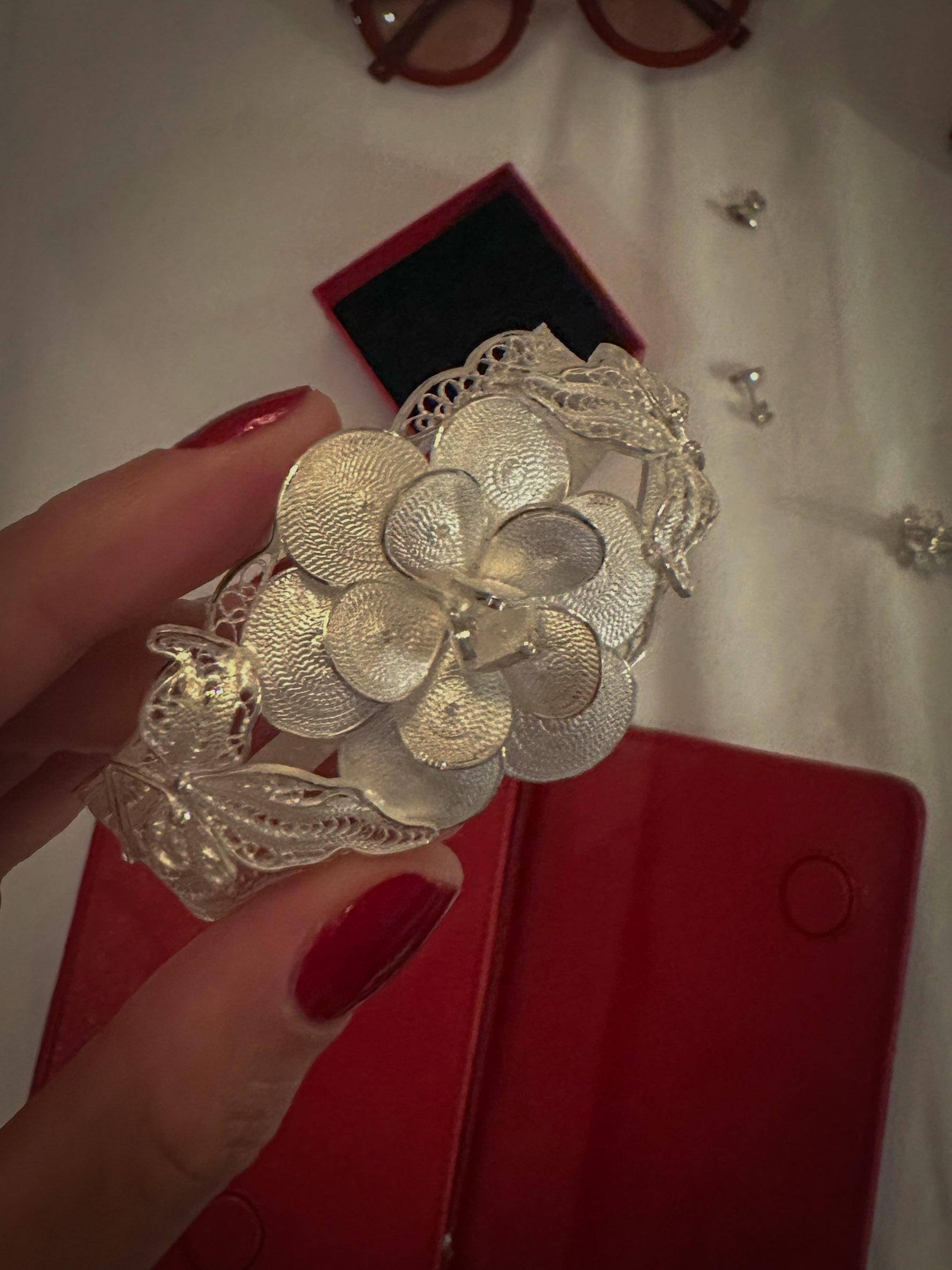 PULSO FLOR GRADUABLE 17,5CM