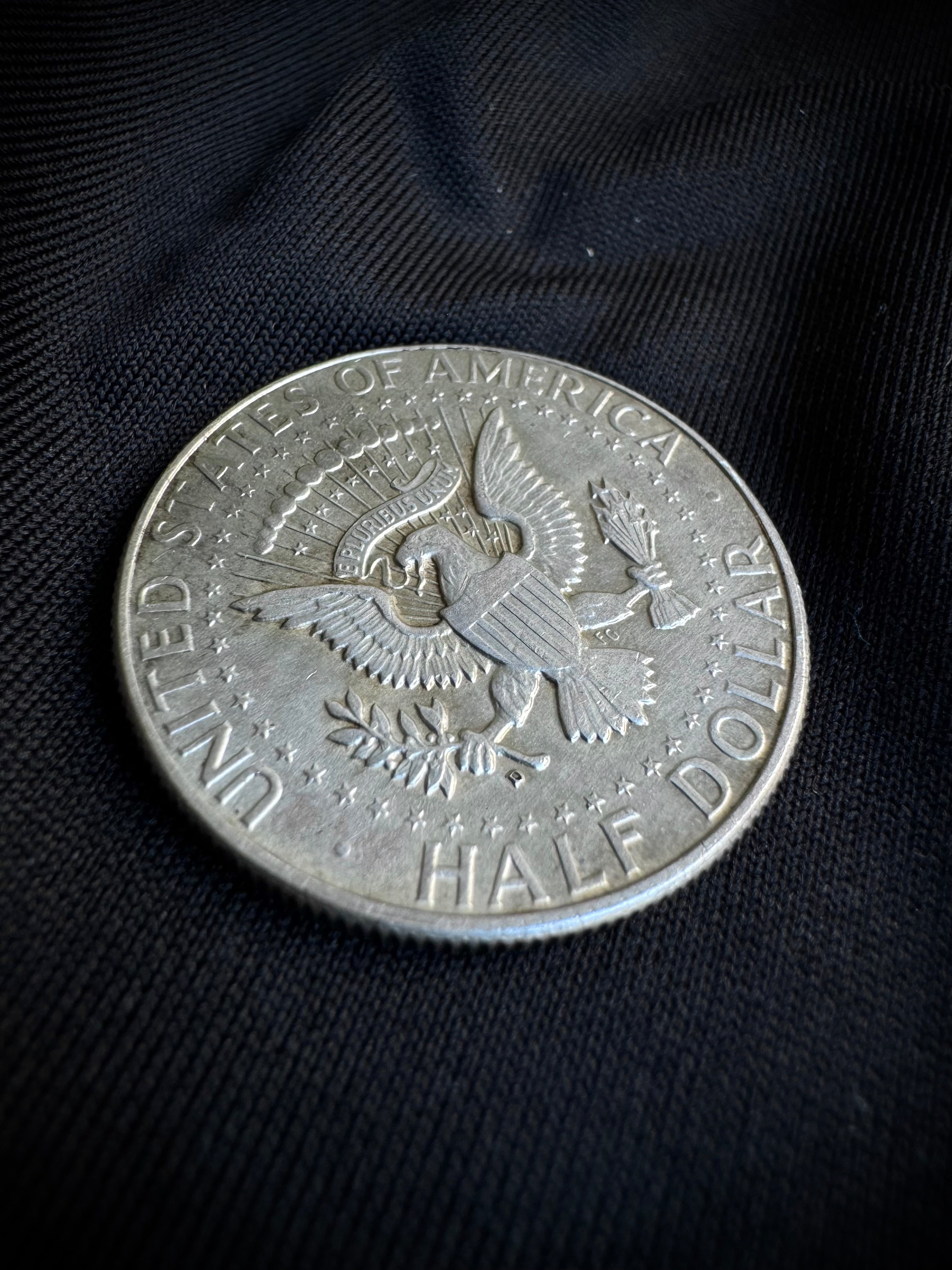 MONEDA USA 1964 12.57gr / 3cm / PLATAMONEDA