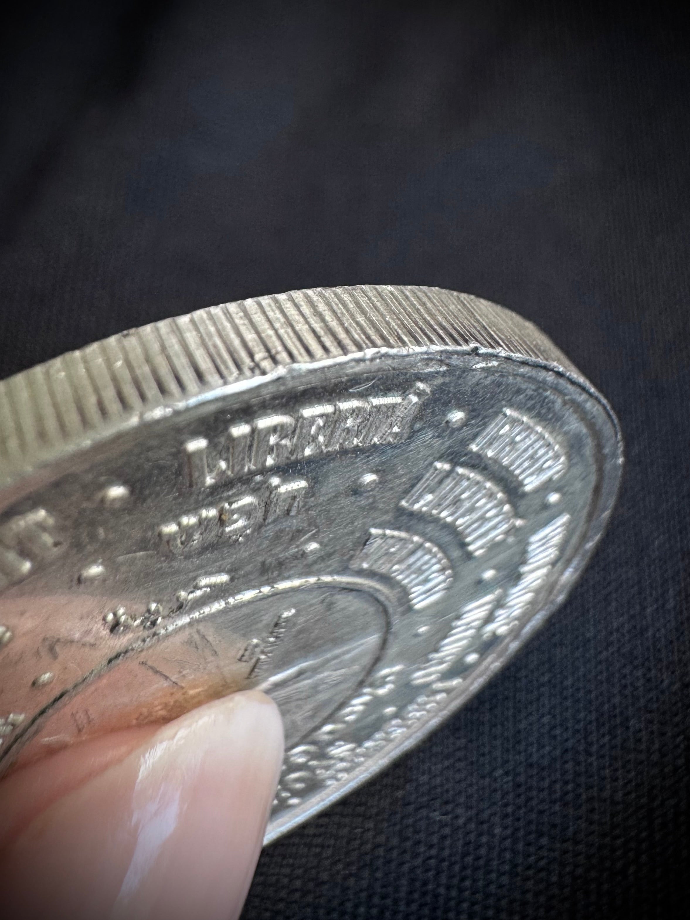 MONEDA ESTATUA DE LA LIBERTAD 1986 31.19gr / 3.8cm / PLATAMONEDA