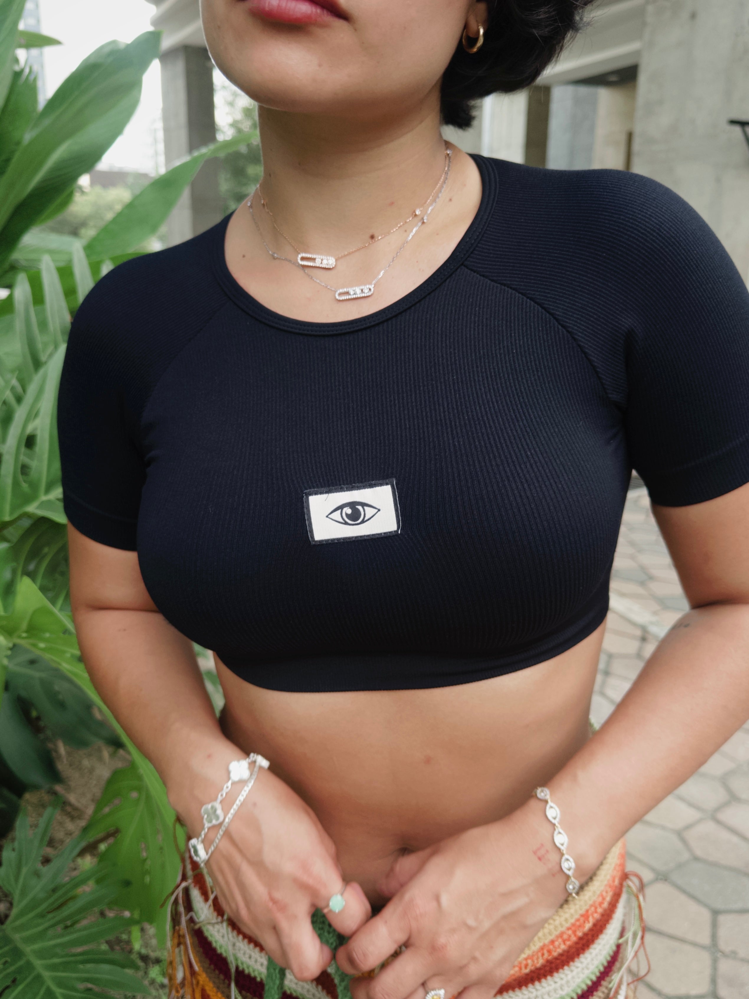 TOP MINI BASIC NEGRO