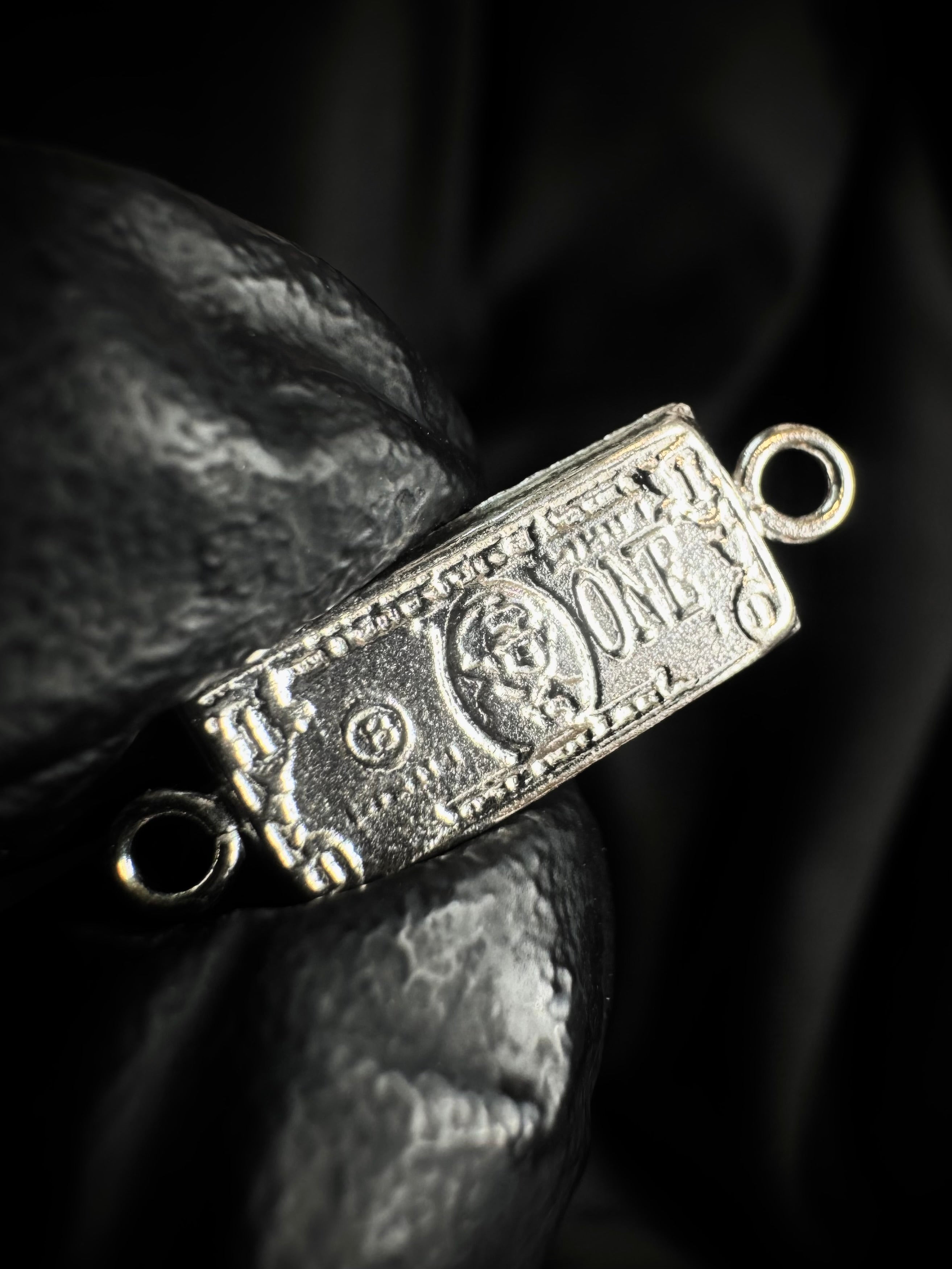 HERRAJE DOLAR 0.7gr / 0.5cm / PLATA