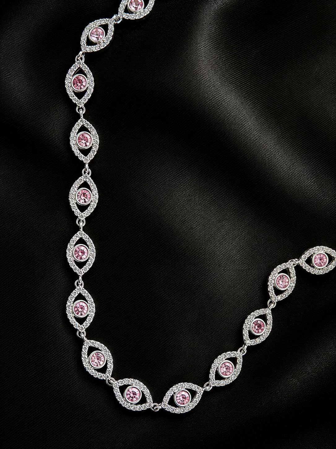 CADENA GARGANTILLA AJNA ROSA 23.69gr / 40cm / PLATA Esp. Esp.