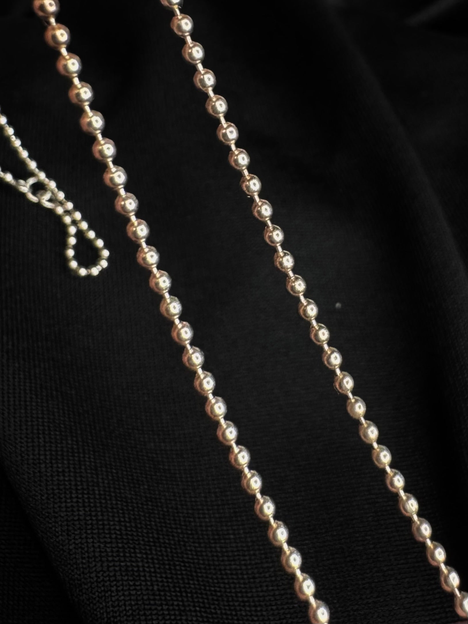 CADENA MINI MILITAR 3.51gr / 50cm / PLATA