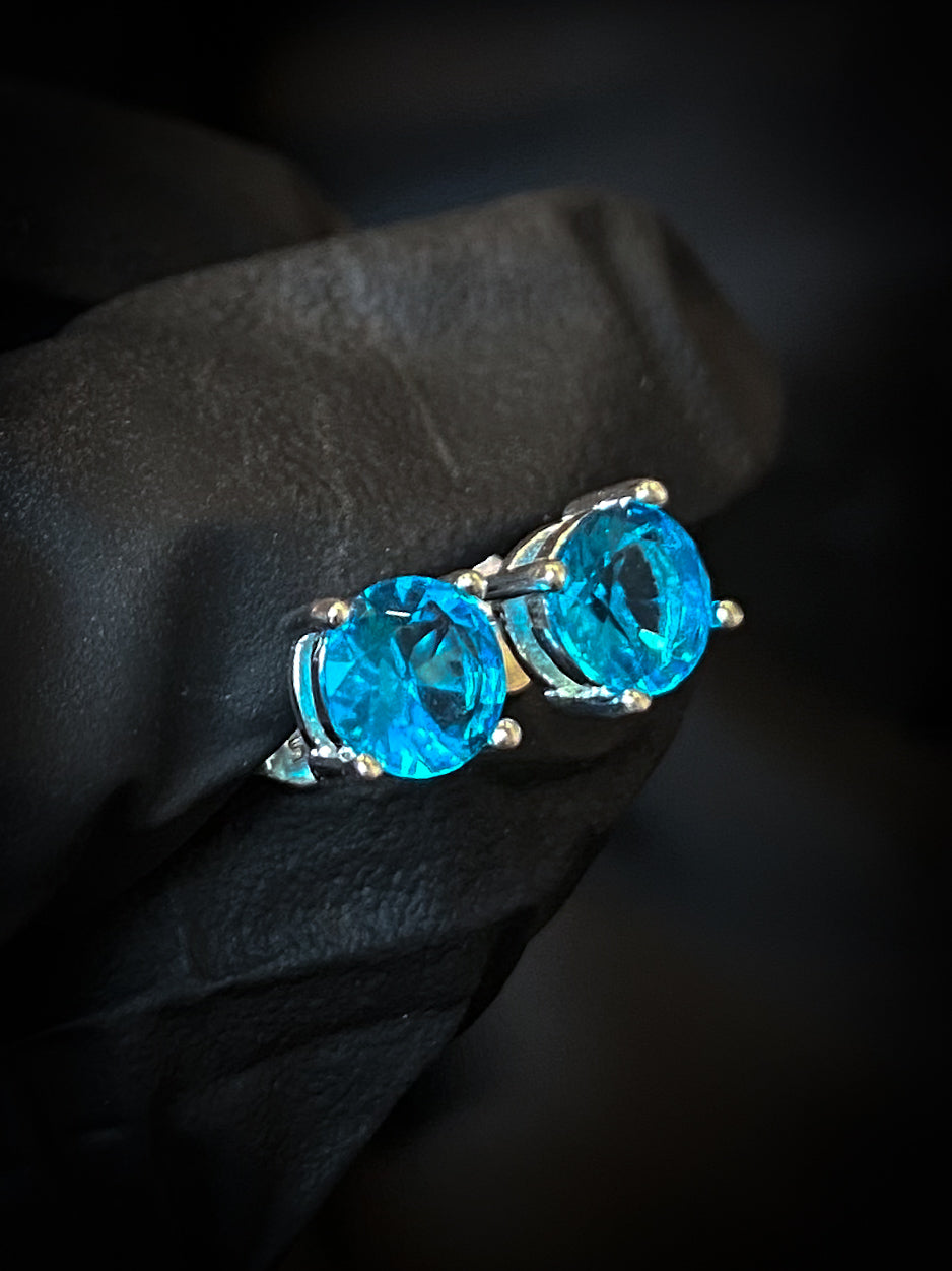 TOPOS REDONDO AZUL CELESTE
