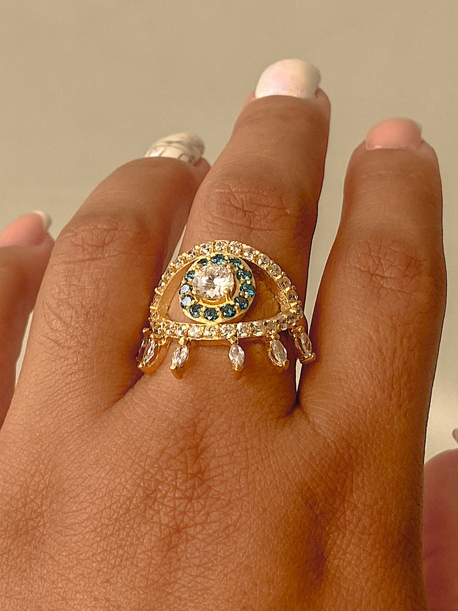 ANILLO SOL NACIENTE 1 CTS MOISSANITAS / ORO AMARILLO 7GR