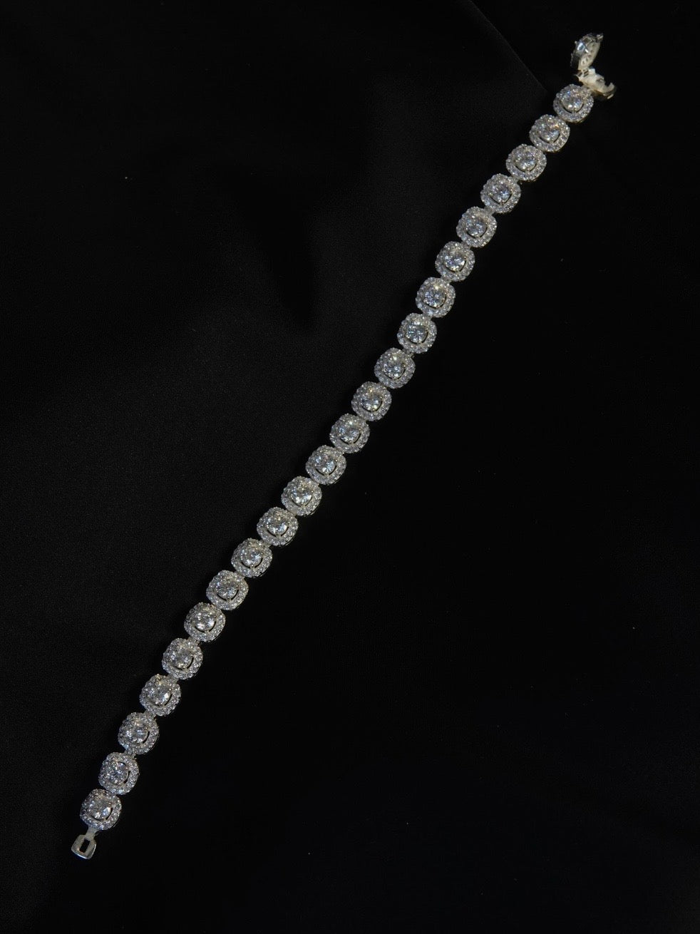 PULSO TENNIS LUX 22.5gr / 19cm / Plata Esp.