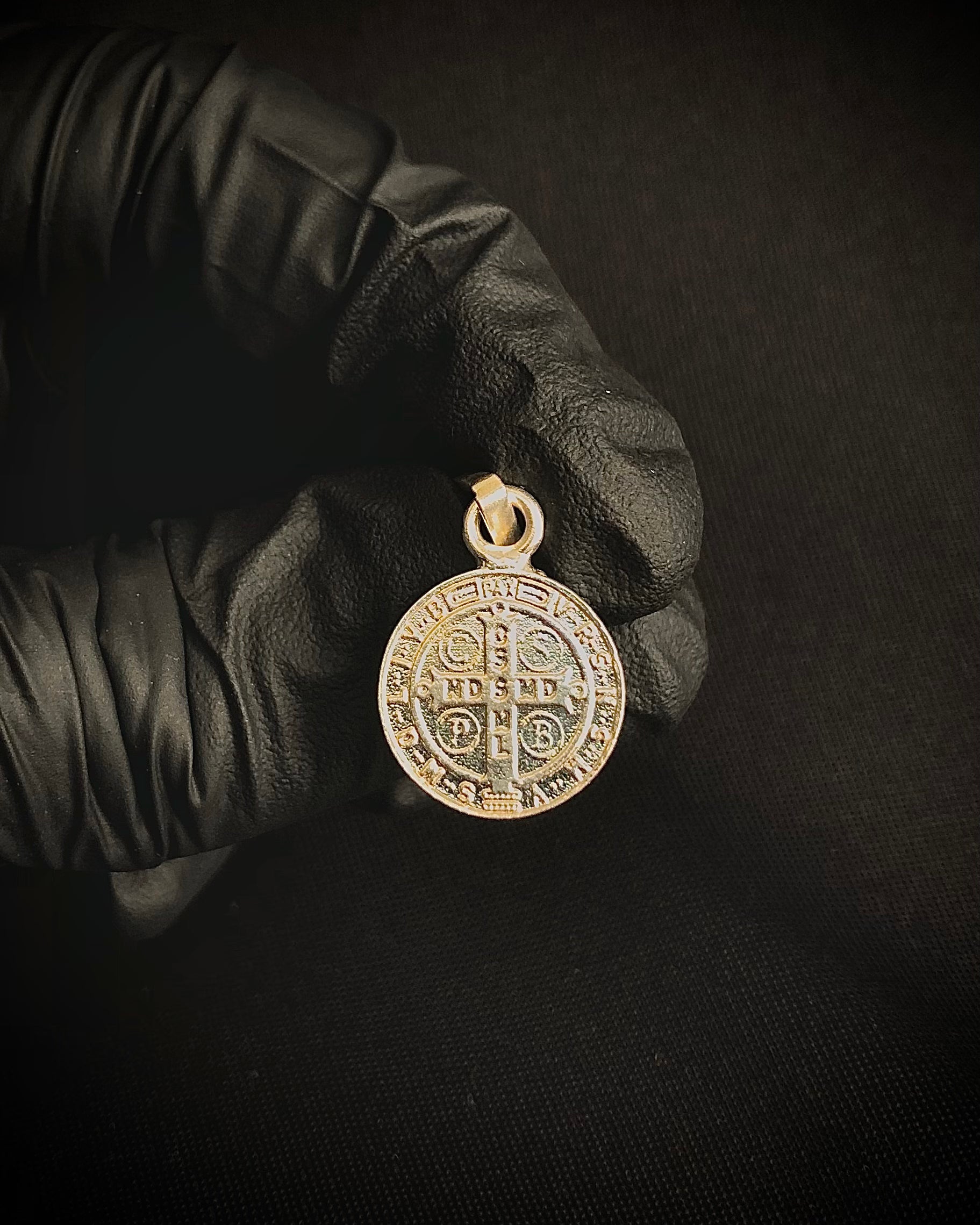 DIJE MEDALLA SAN BENITO 2,7CM