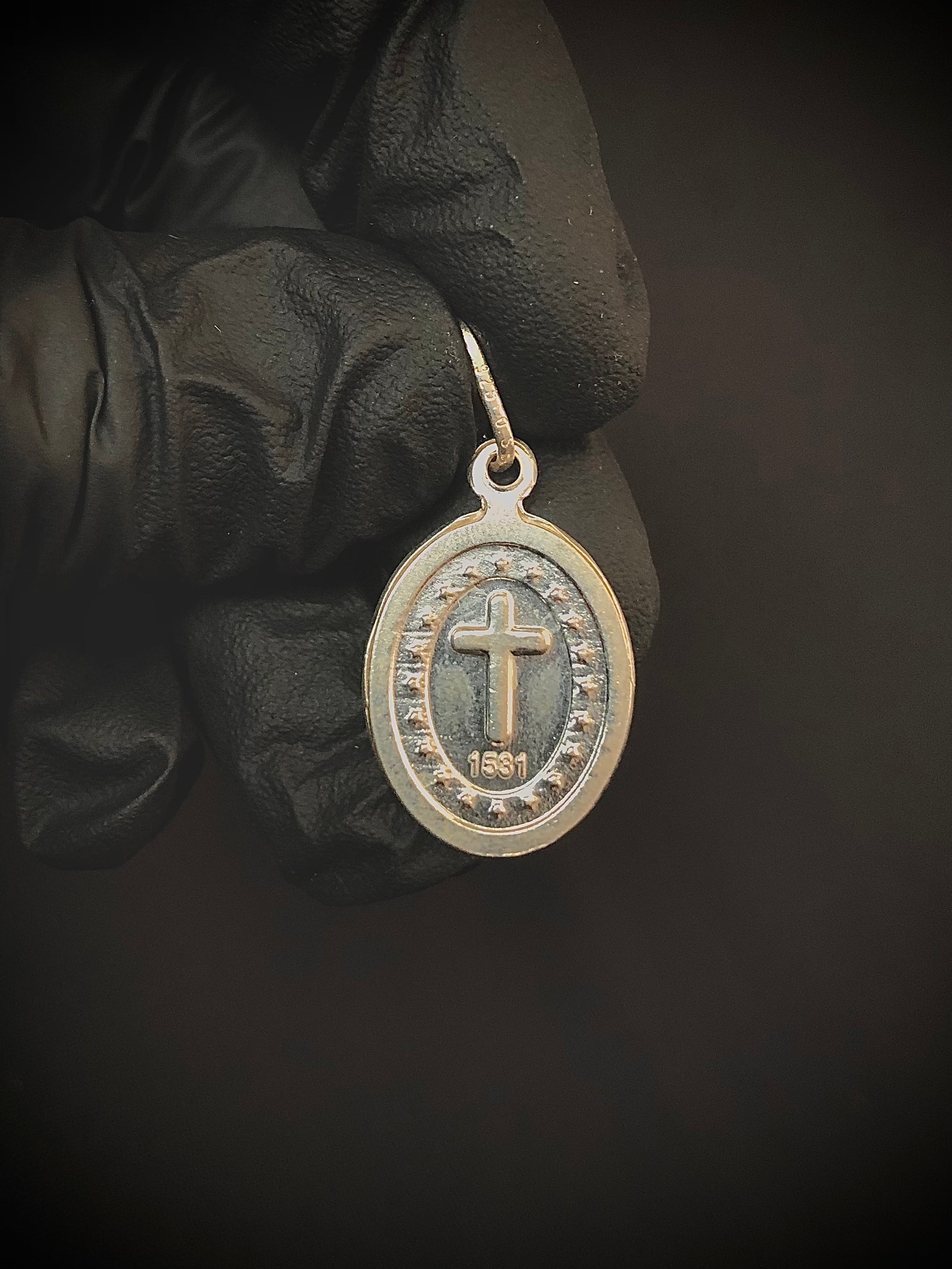 DIJE MEDALLA VIRGEN GUADALUPE 3,2CM