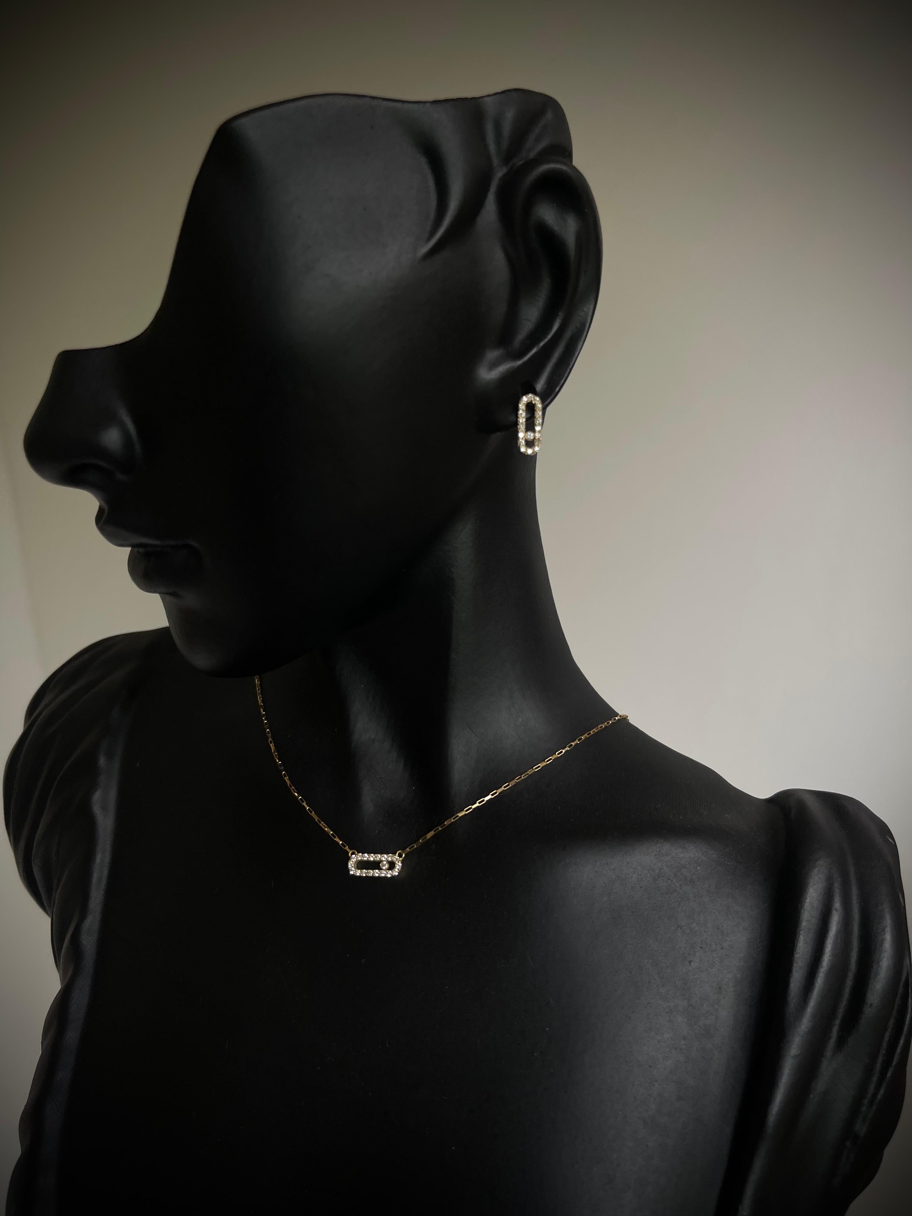 PENDIENTES MSK 0,20 CTS DIAMANTES / ORO AMARILLO 1,38GR
