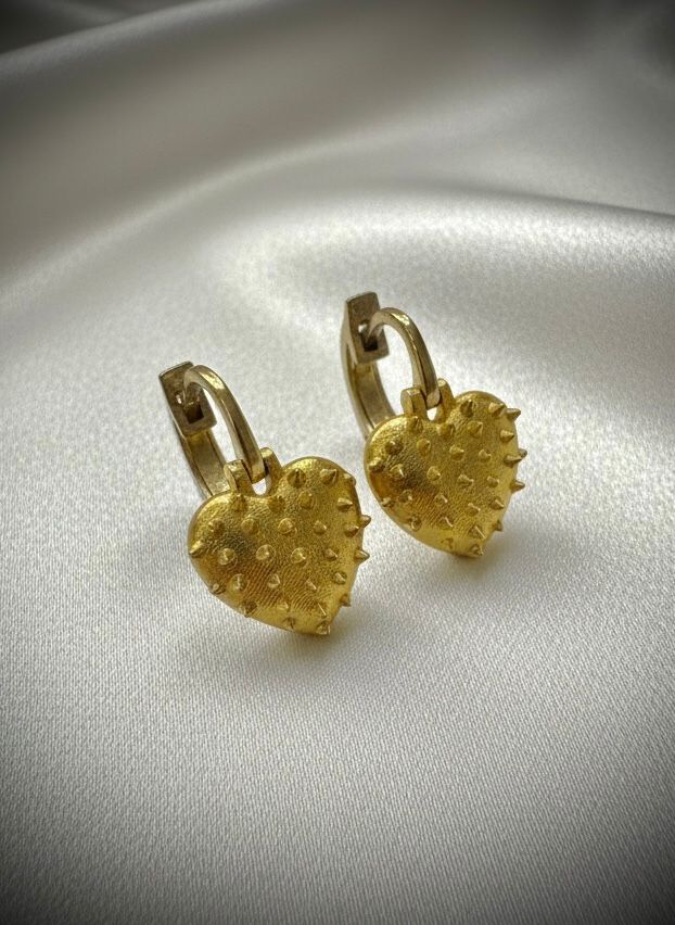 PENDIENTES NEEDLEHEART / ORO AMARILLO 6GR