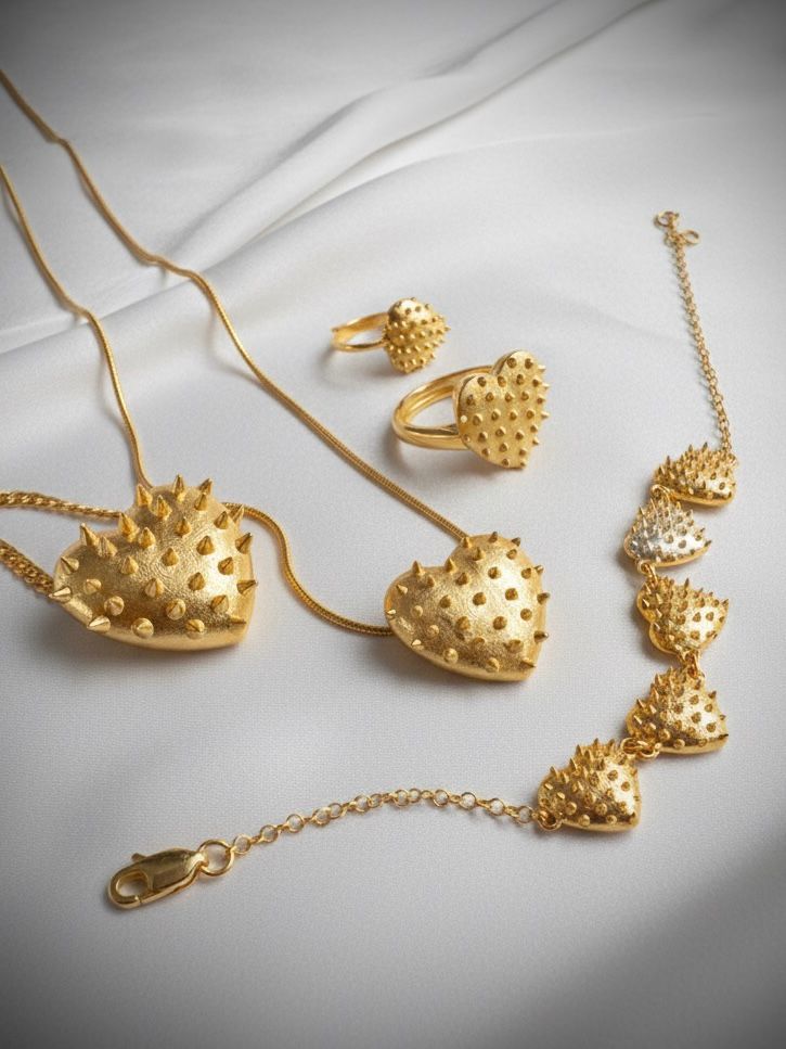 PULSO NEEDLEHEART / ORO AMARILLO 8GR