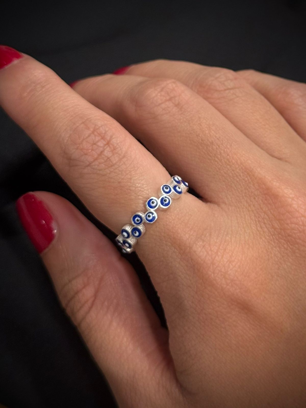 ANILLO OJO TURCO DOBLE