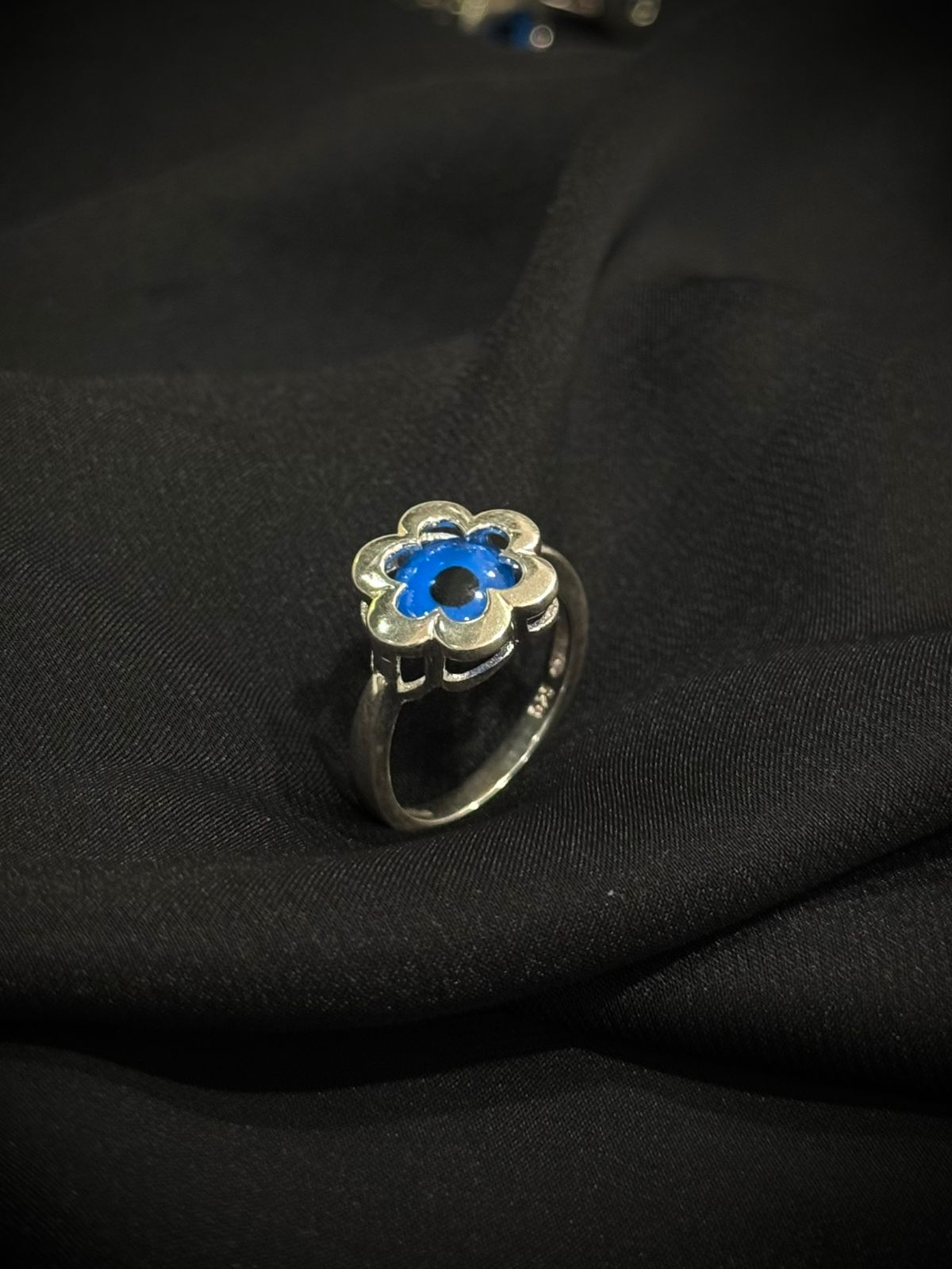 SOLITARIO SLEEVE FLOR AZUL