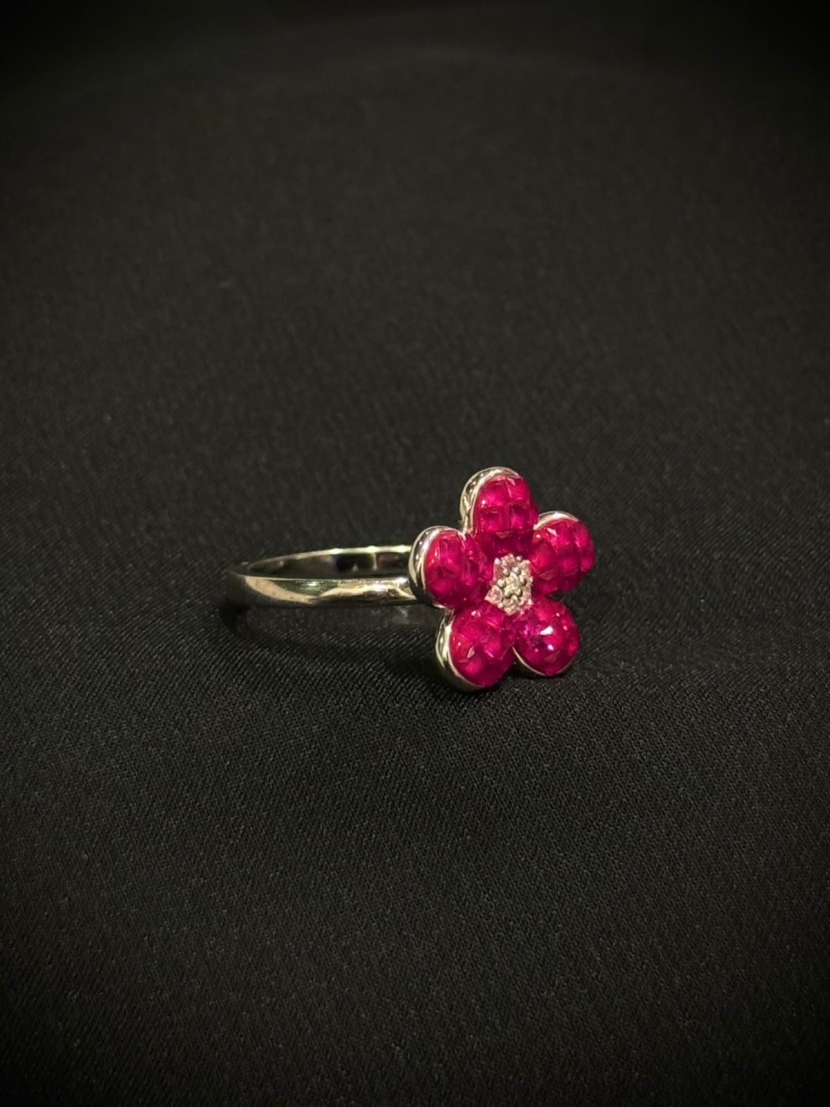 ANILLO MARGARITA FUCSIA