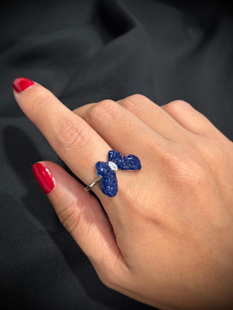 ANILLO MARIPOSA 🦋 AZUL