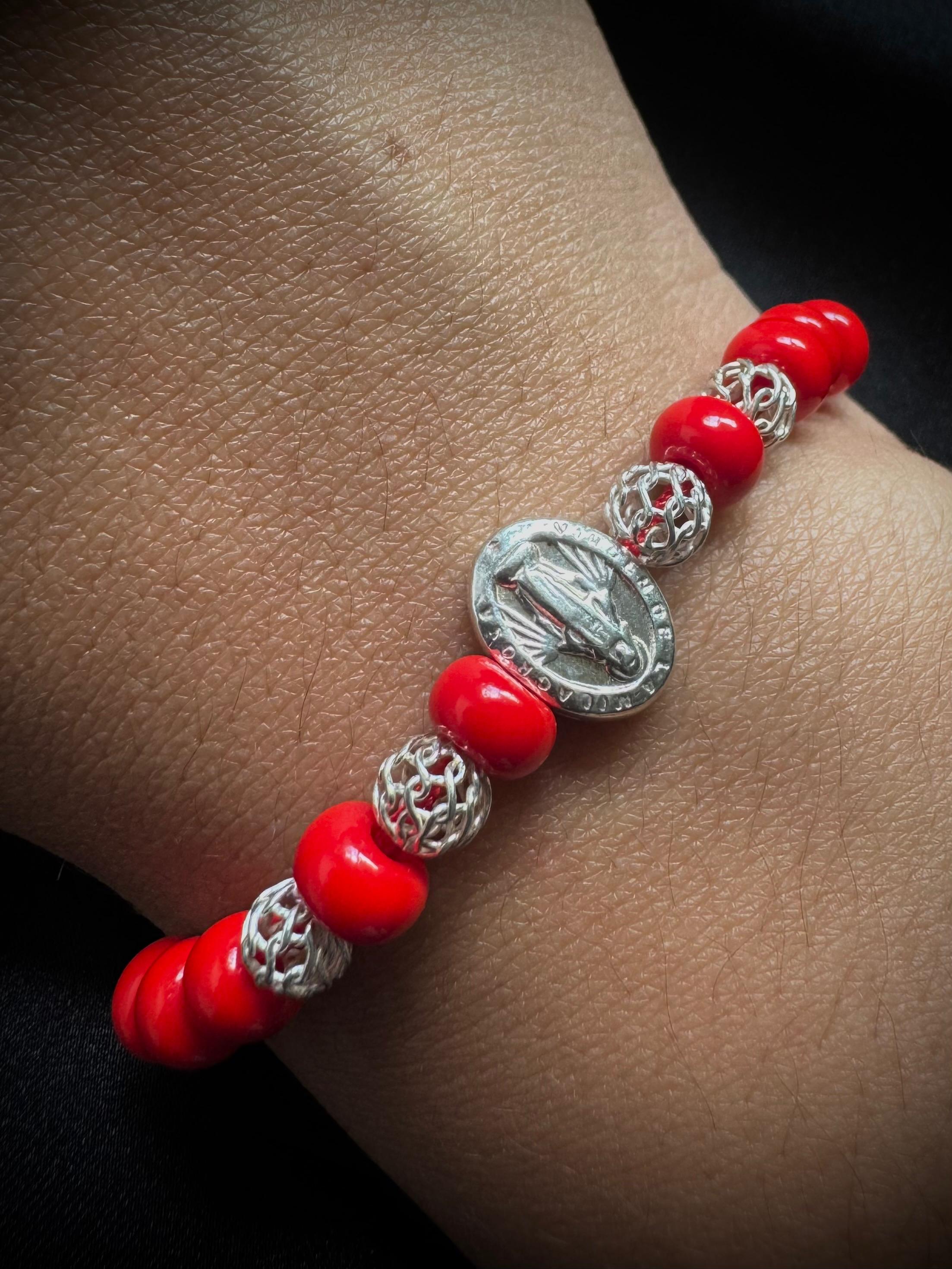PULSERA MILAGROSA BOLA ENMALLADA