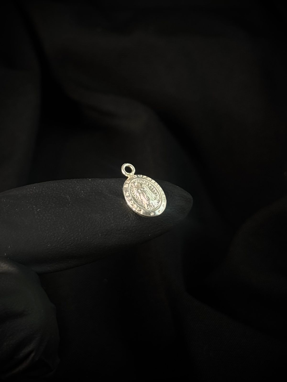 DIJE MEDALLA GUADALUPE 0.62gr / 1.11cm / PLATA