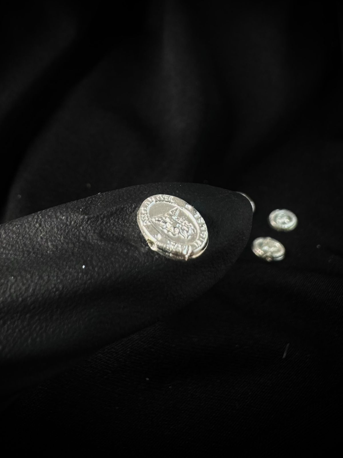 HERRAJE TAMBOR SAN MIGUEL 0.24gr / 0.83cm / PLATA