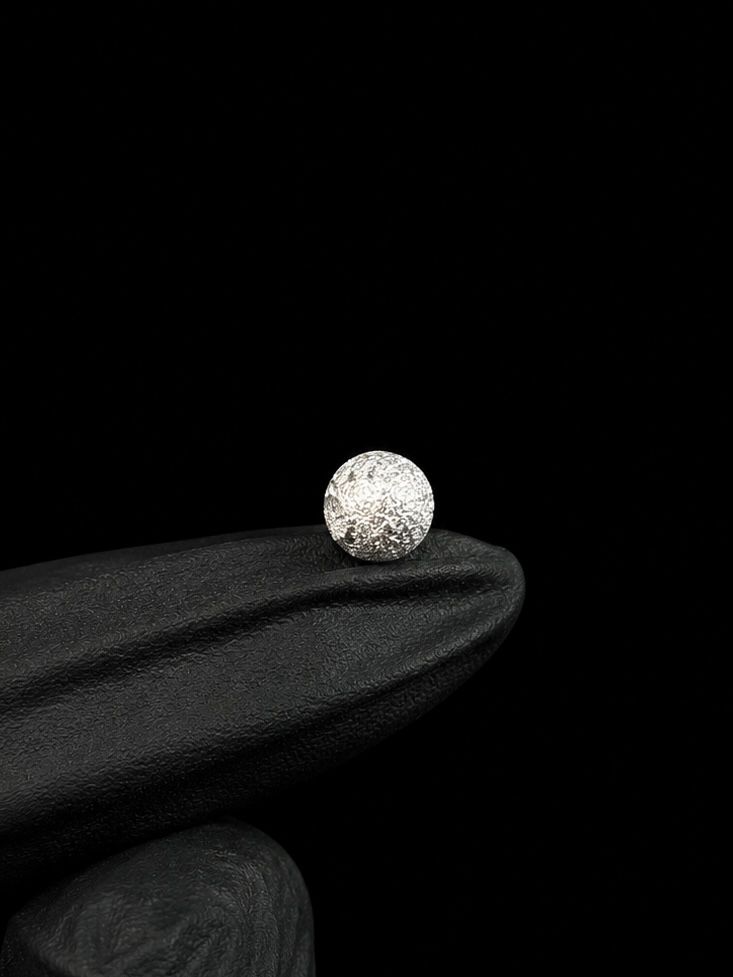 BOLAS ARENADA 6MM 0.12gr / 0.6cm / PLATA