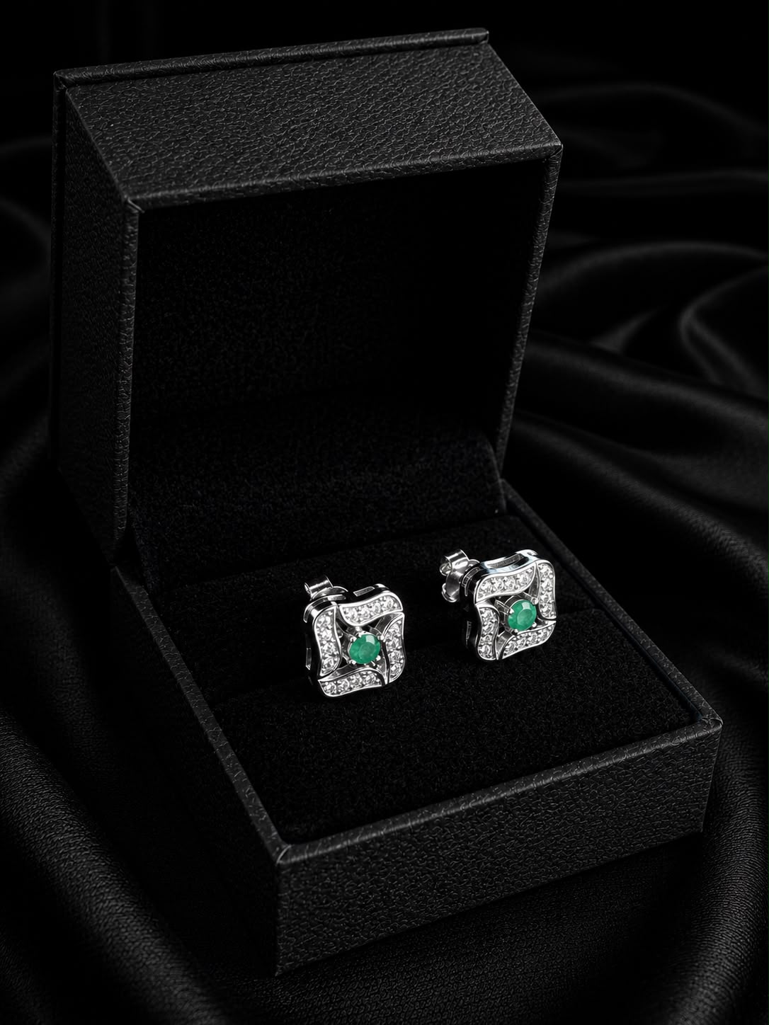 SET AURA ESMERALDA 4.29gr / PLATA (Joya)