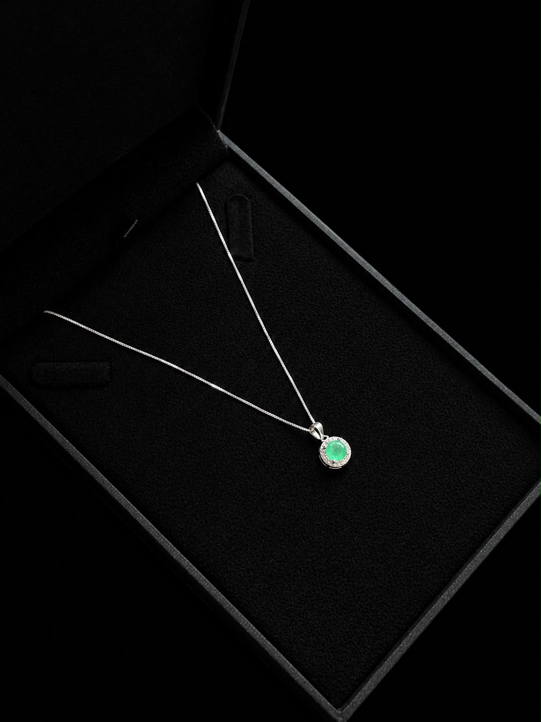 CADENA CENIT ESMERALDA 2.36gr / 40cm / PLATA (Joya)