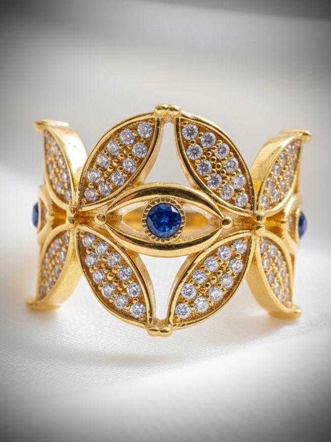 ANILLO MIRADA DIVINA 1,2 CTS MOISSANITAS / ORO AMARILLO 9,5GR