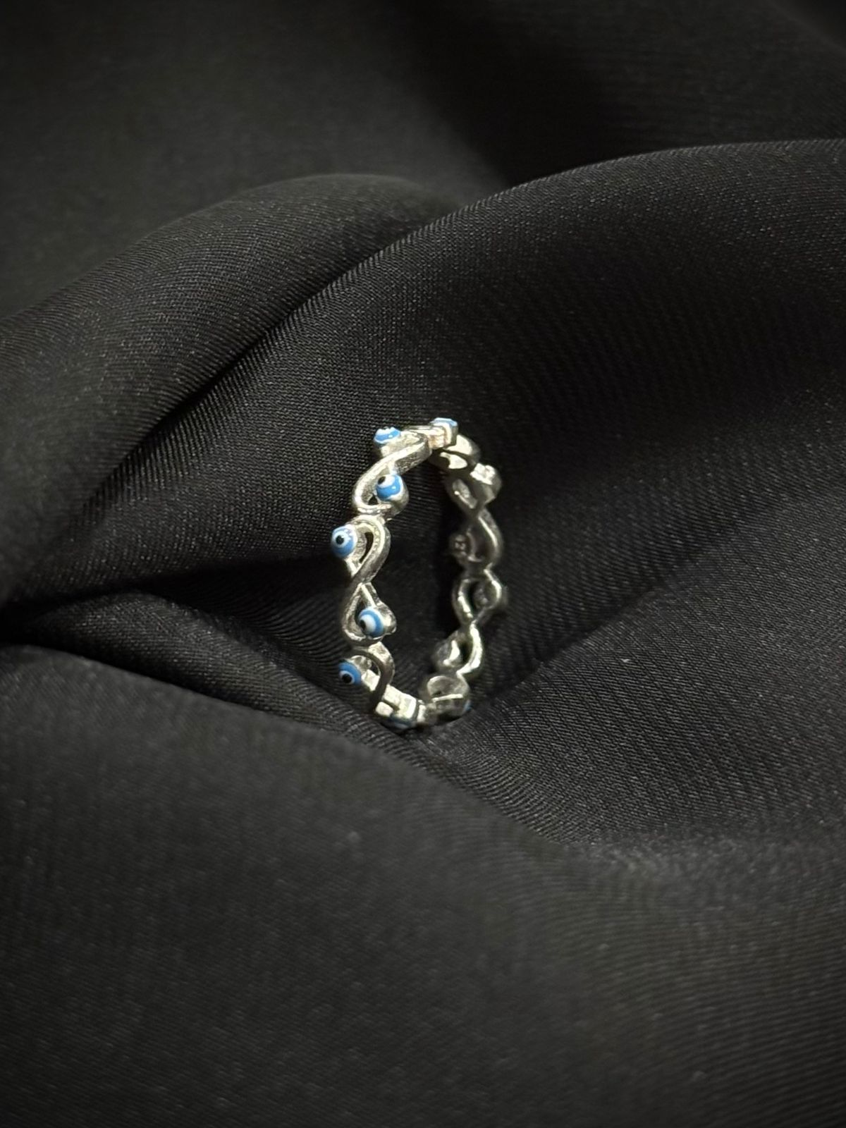 ANILLO OJO TURCO AZUL CLARO